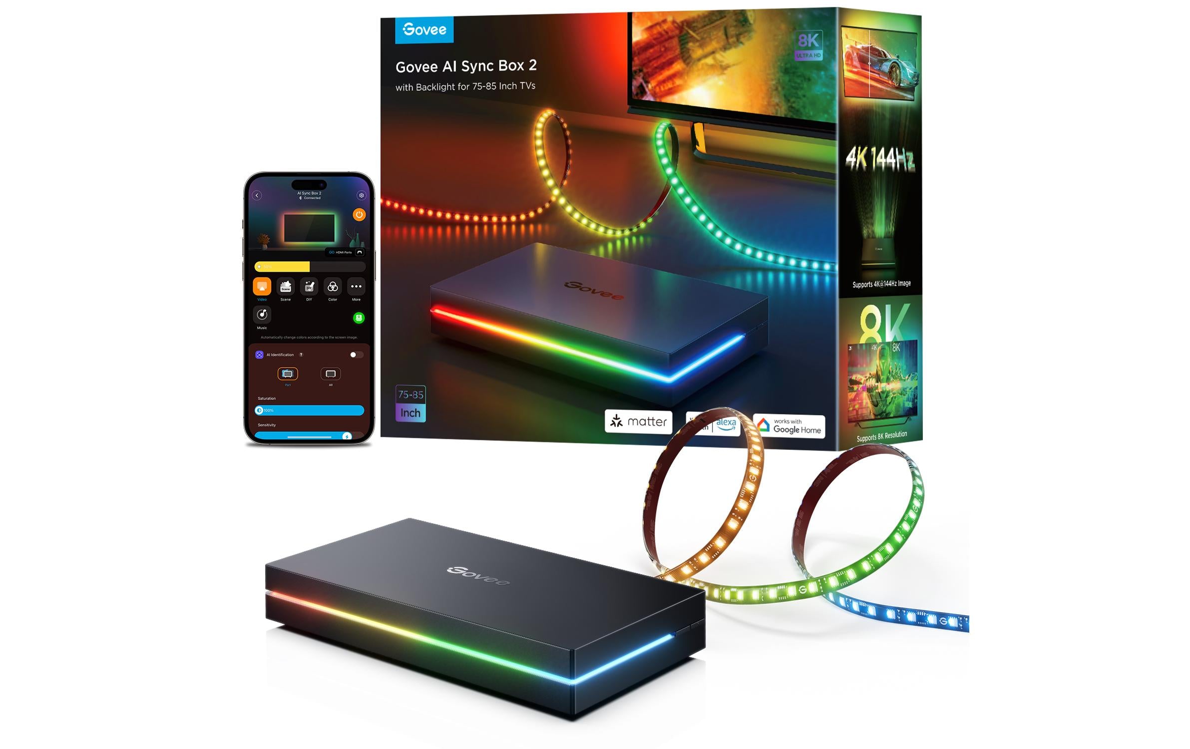 Govee HDMI AI Sync Box Kit 75-85