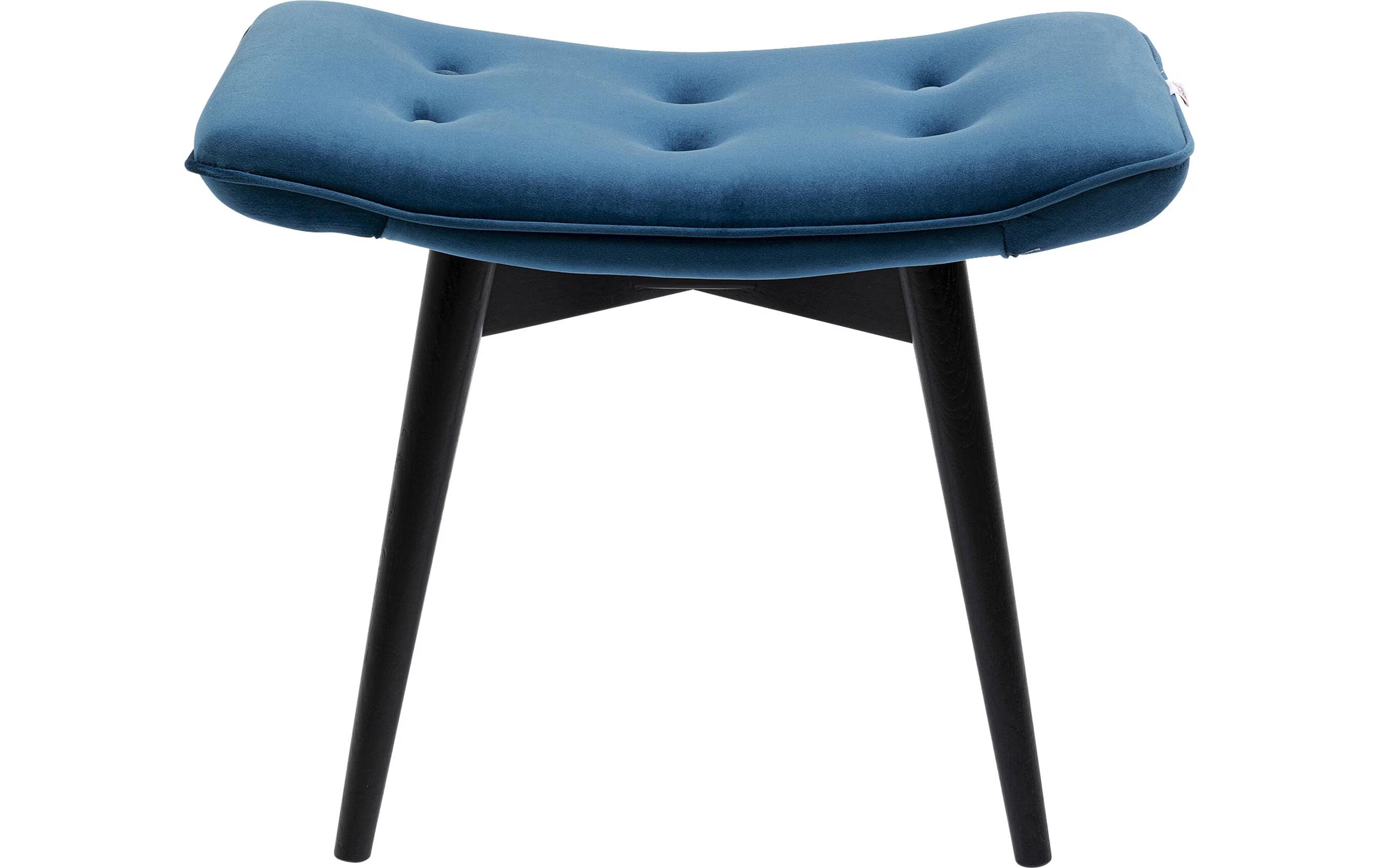 Kare Hocker Black Vicky Velvet