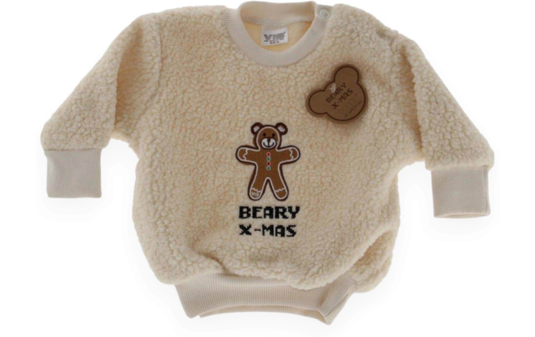 VIB Pullover Teddy beige BEARY X-MAS