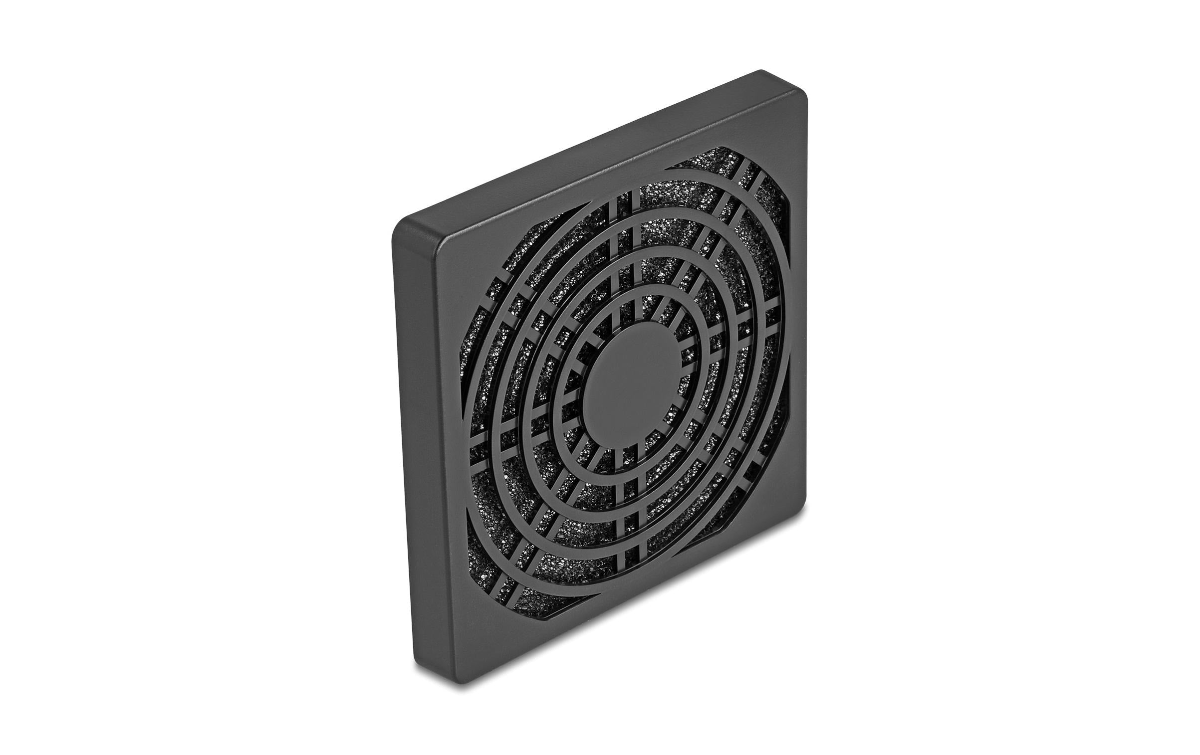 Delock Lüftergitter 80x80mm, schwarz