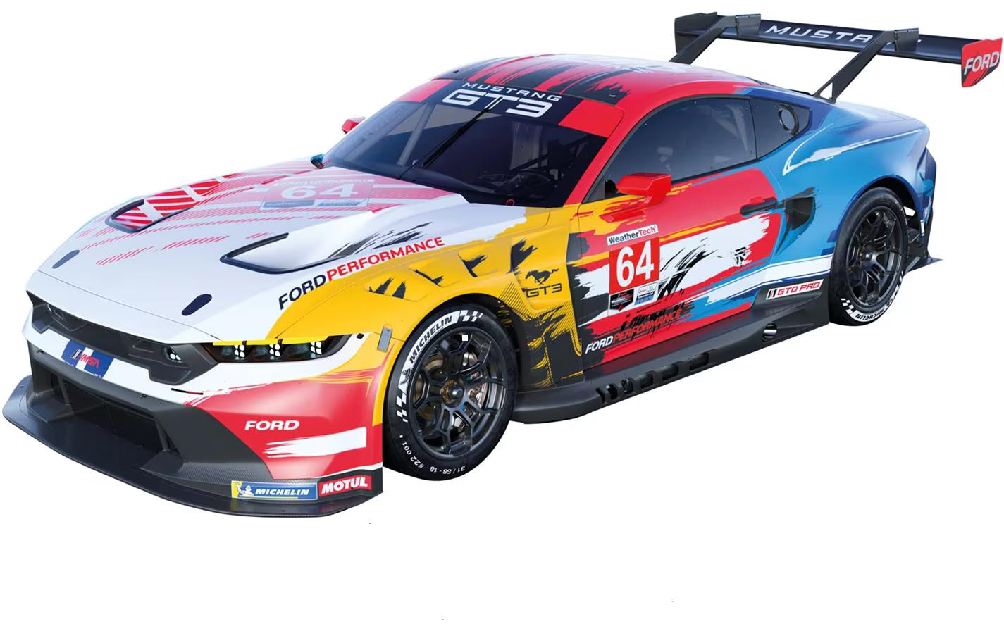 Hybrid Ford Mustang GT3 No. 64