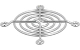 Delock Lüftergitter 60x60mm, silber