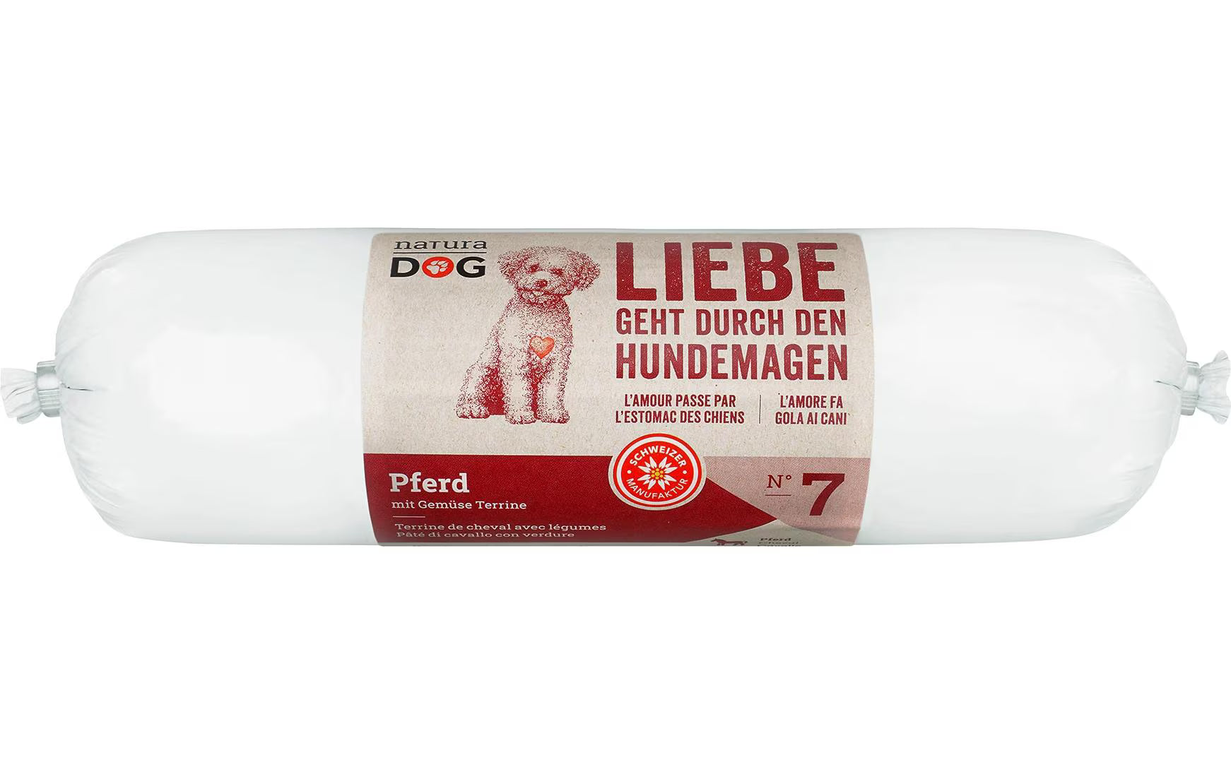 naturaDog Nassfutter Pferd mit Gemüse
