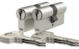 Doppelzylinder 500 plus,30/30, 2er-Set