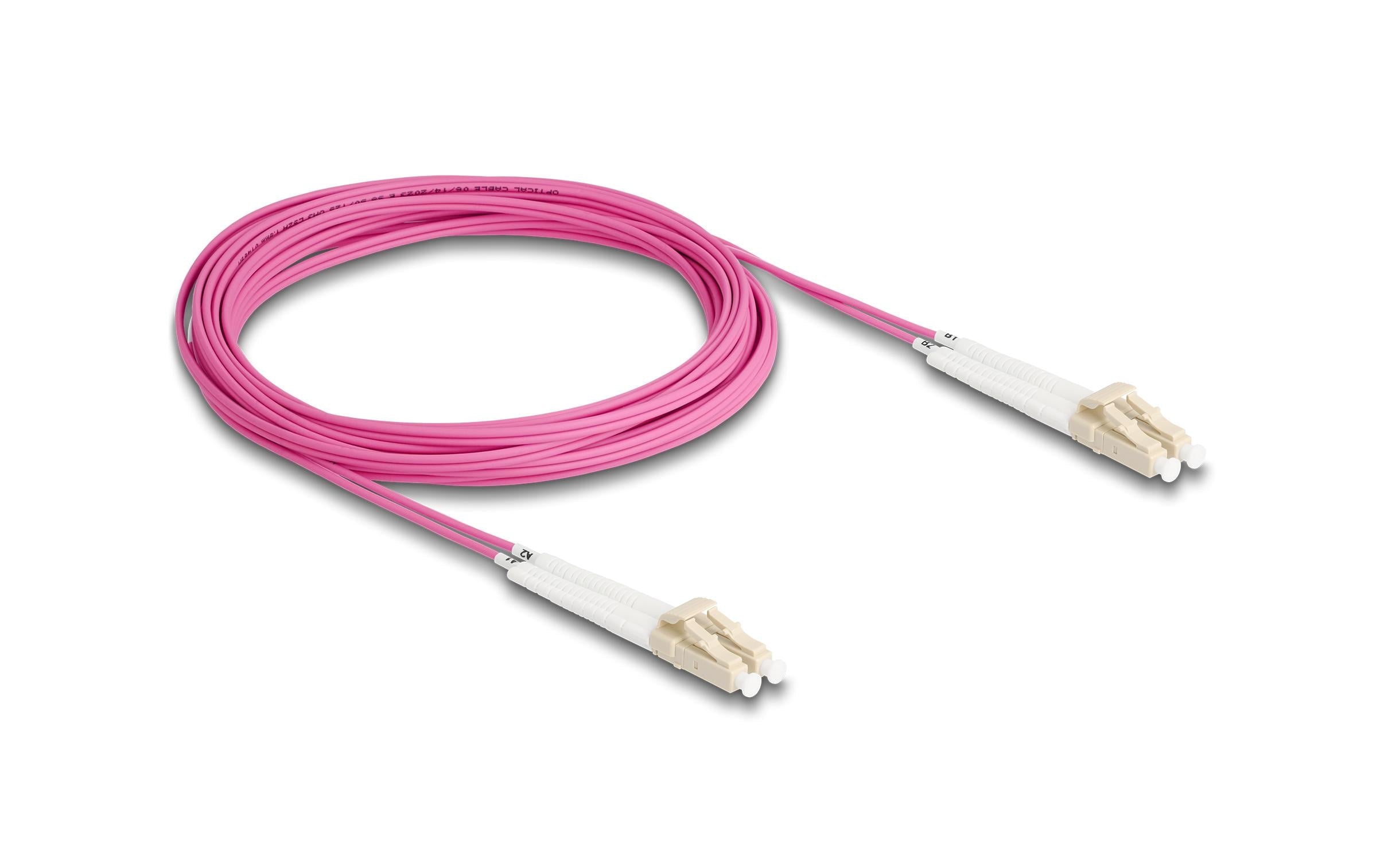 Delock LWL Duplex Patchkabel, OM4, 5m