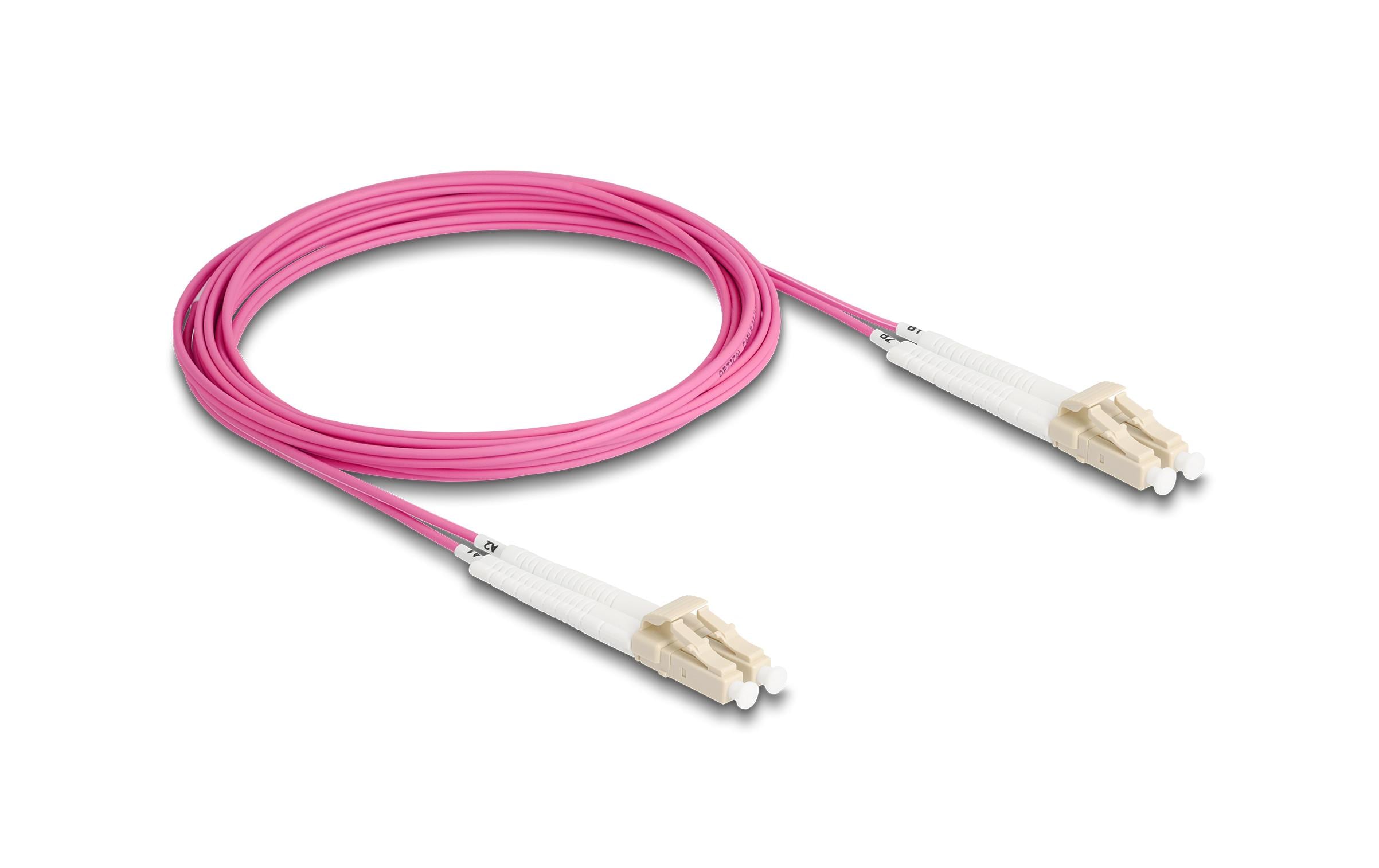 Delock LWL Duplex Patchkabel, OM4, 3m
