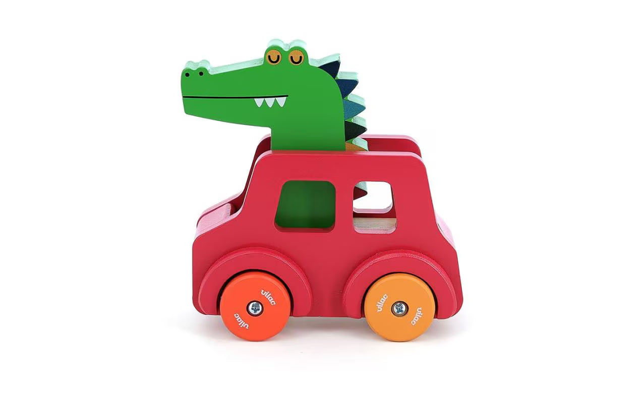 Auto mit Hupe Krokodil