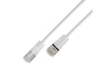 SLIM Patchkabel: U/UTP, 3m, weiss
