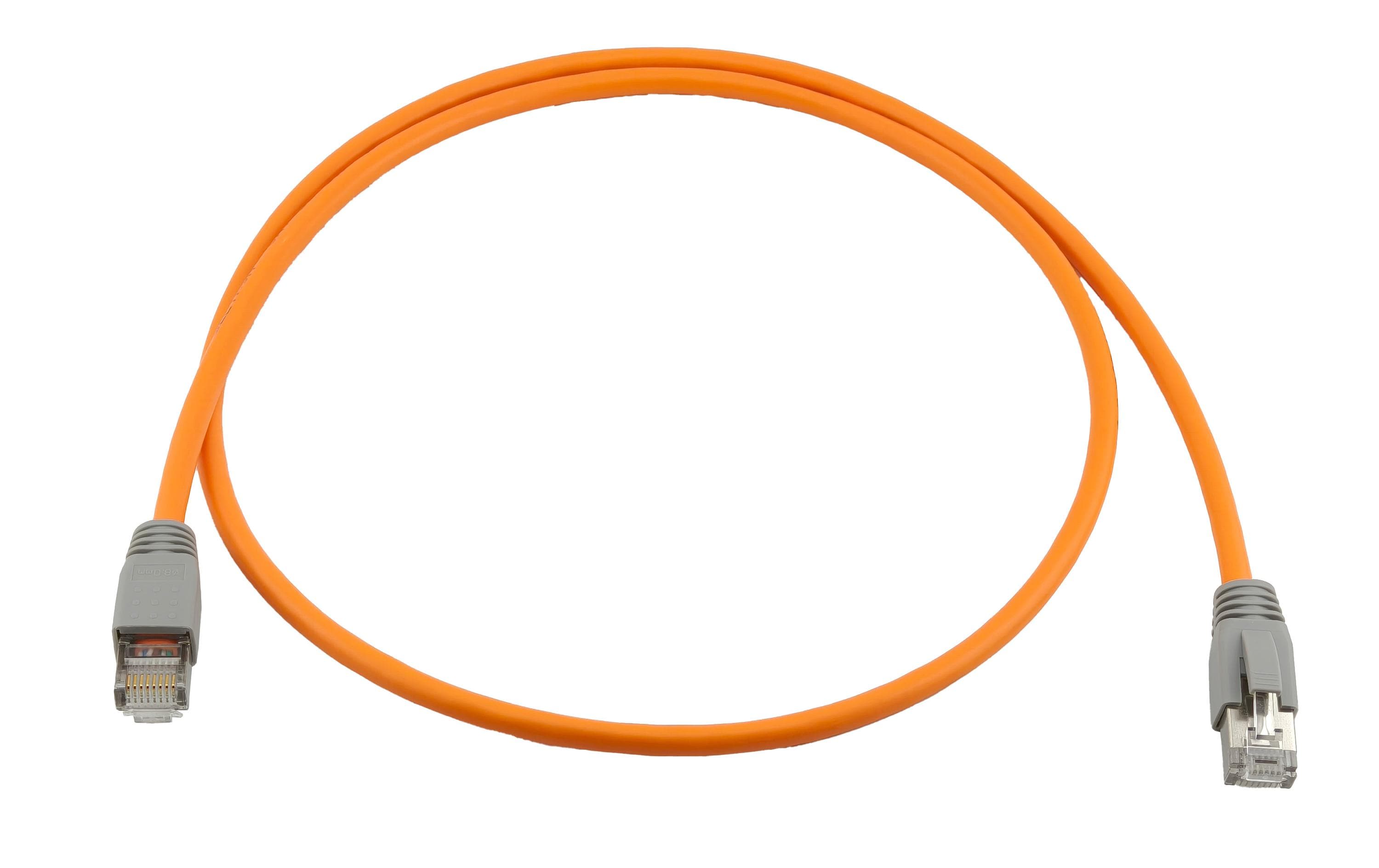 Wirewin Patchkabel: S/FTP, 15m, orange