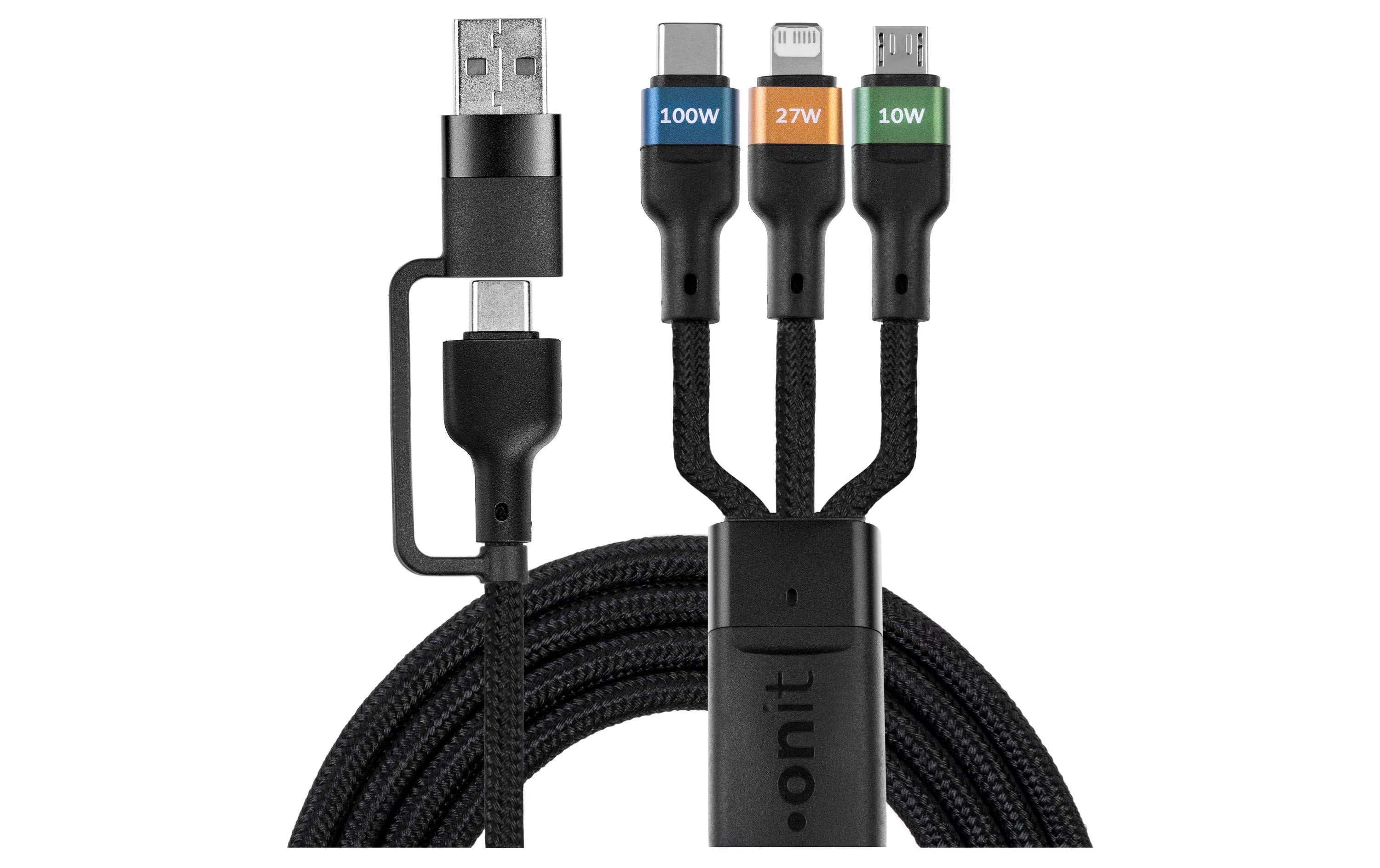 onit USB-Multi-Kabel 0.5M 100W