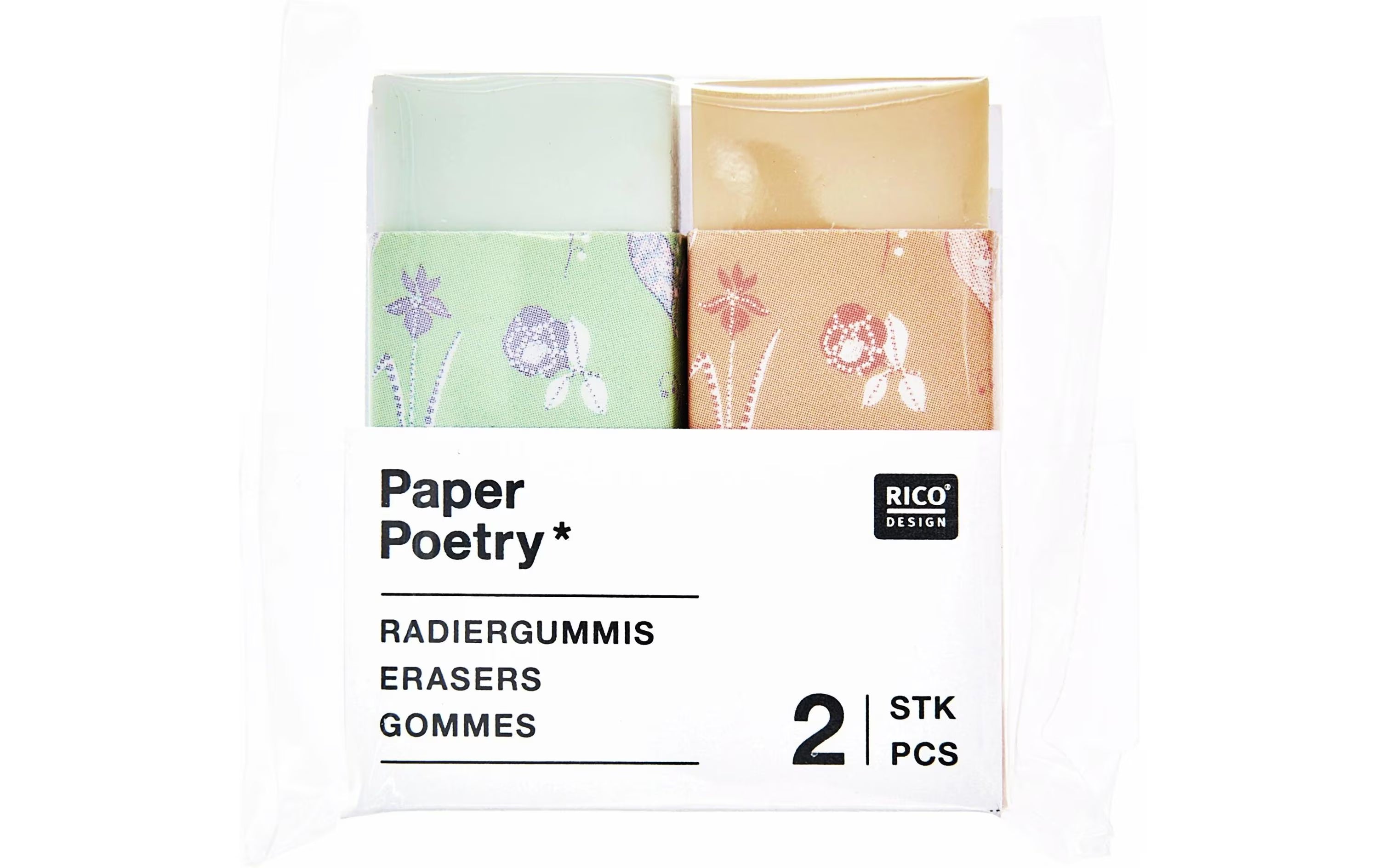 Rico Radiergummi Set Mint/Peach