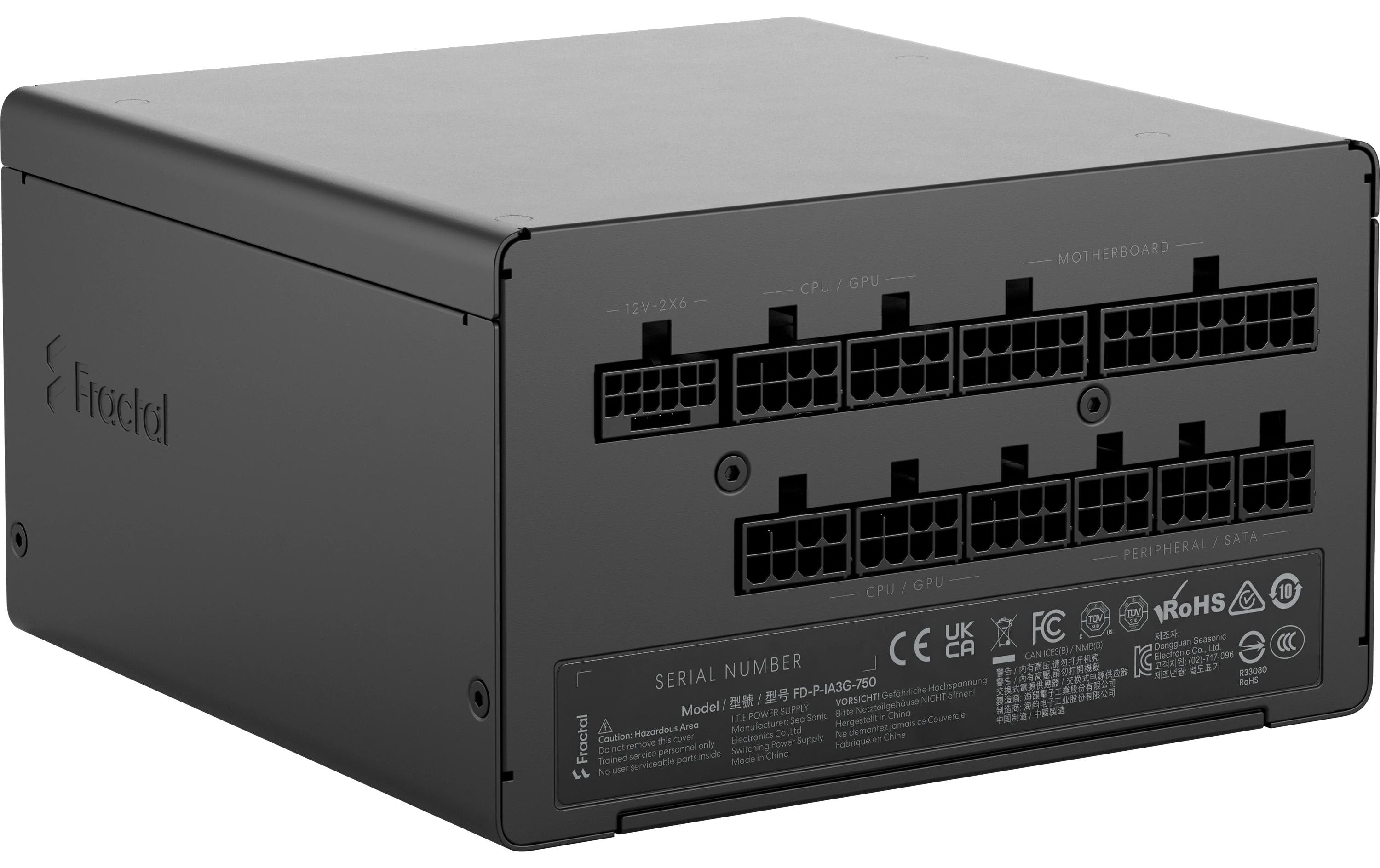 Netzteil Fractal ION 3, 750W, 80+Gold