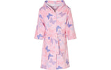 Playshoes Fleece-Bademantel Schmetterlinge