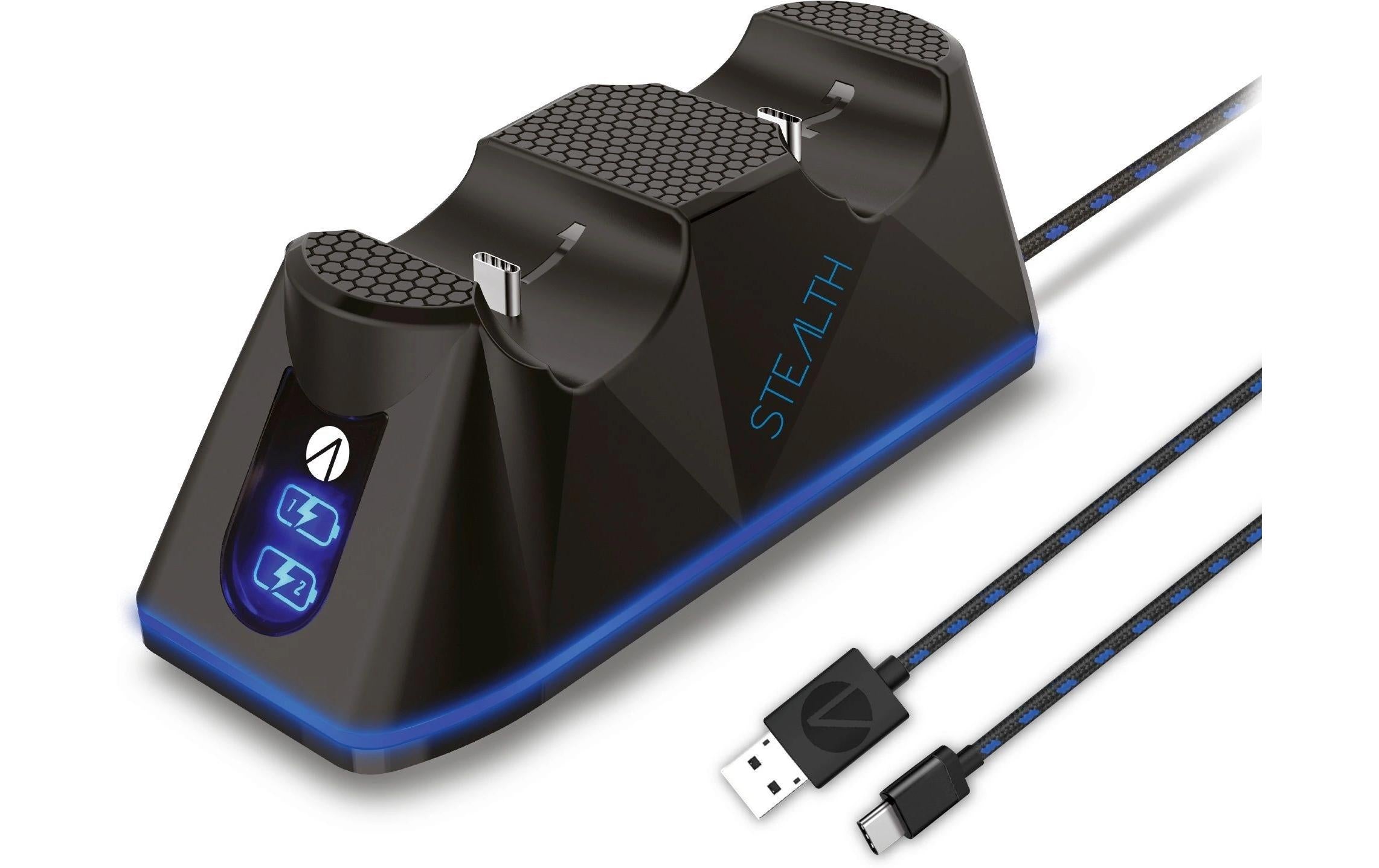 Stealth Twin Charging Dock + Charge Cable