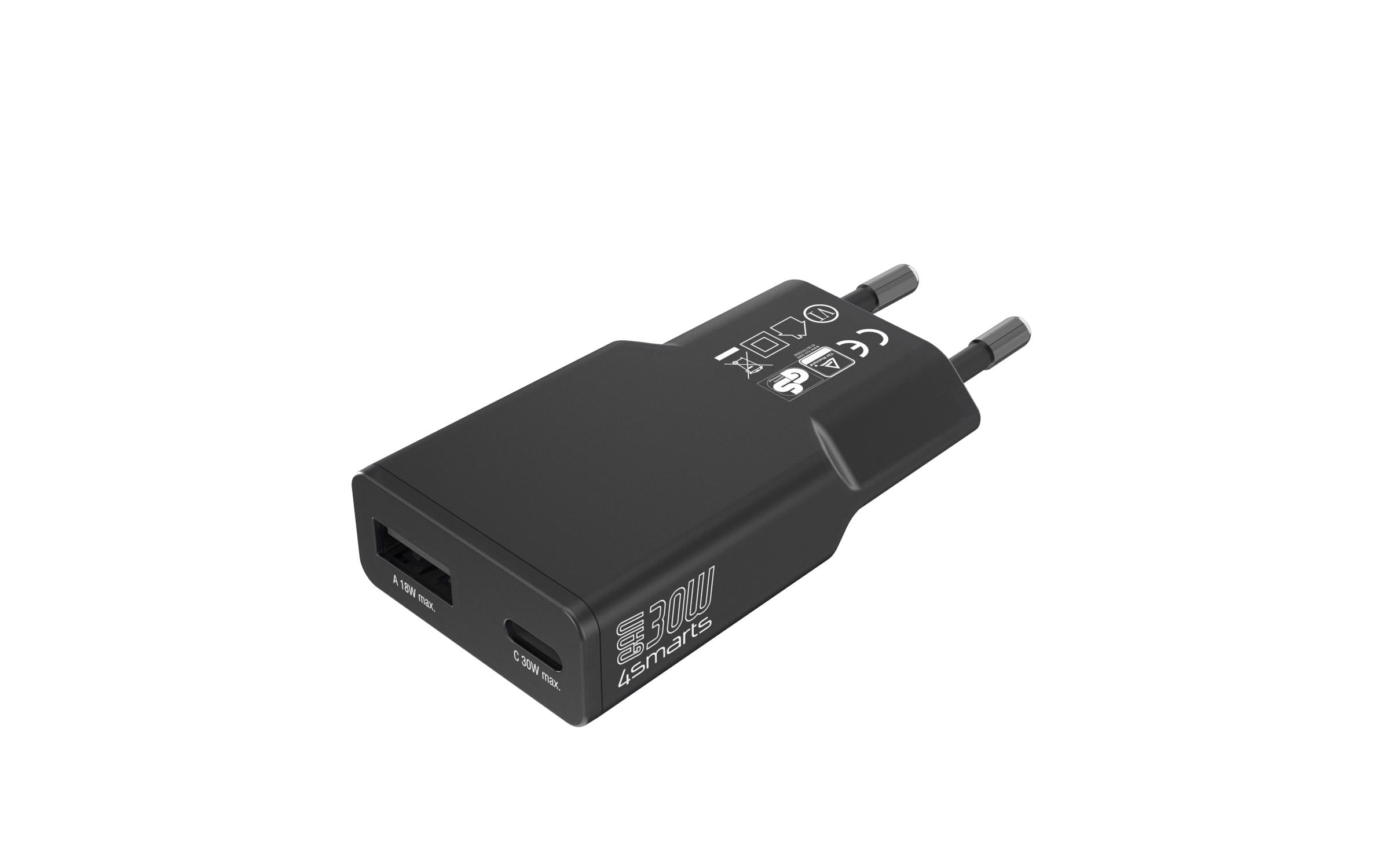 4SMARTS Netzladegerät PDPlug Slim Duos 30W