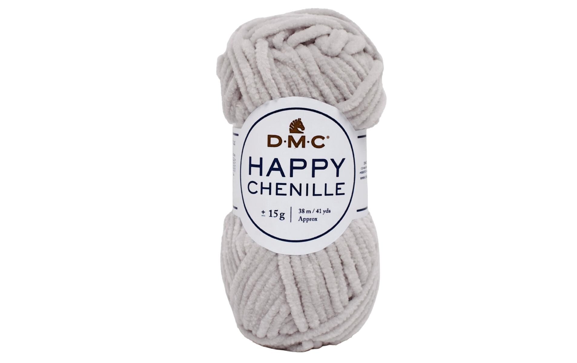 DMC Wolle Happy Chenille, hellgrau