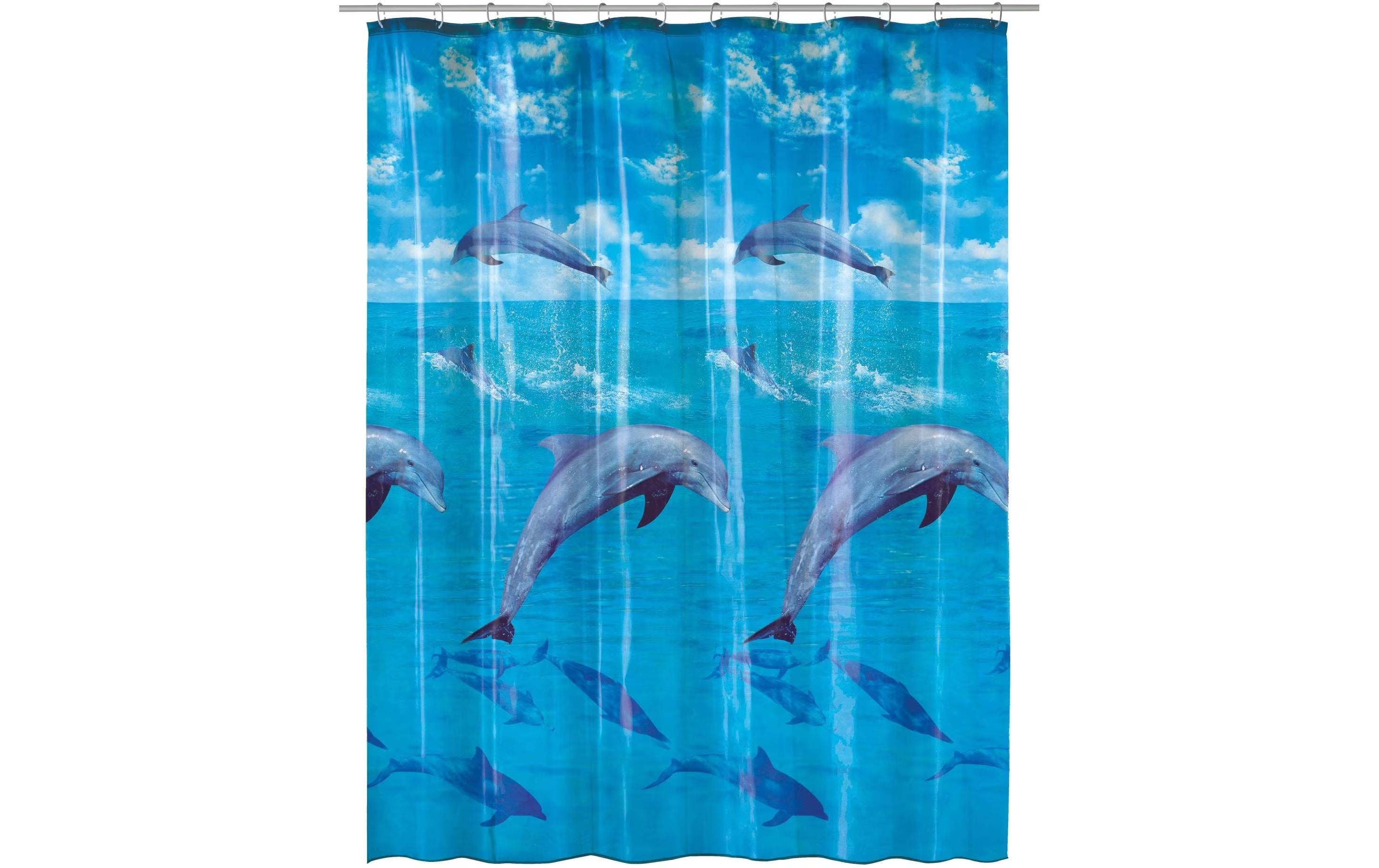 Kleine Wolke Duschvorhang Dolphin