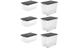 Rotho Set Aufbewahrungsboxen 6 tlg. COMPACT