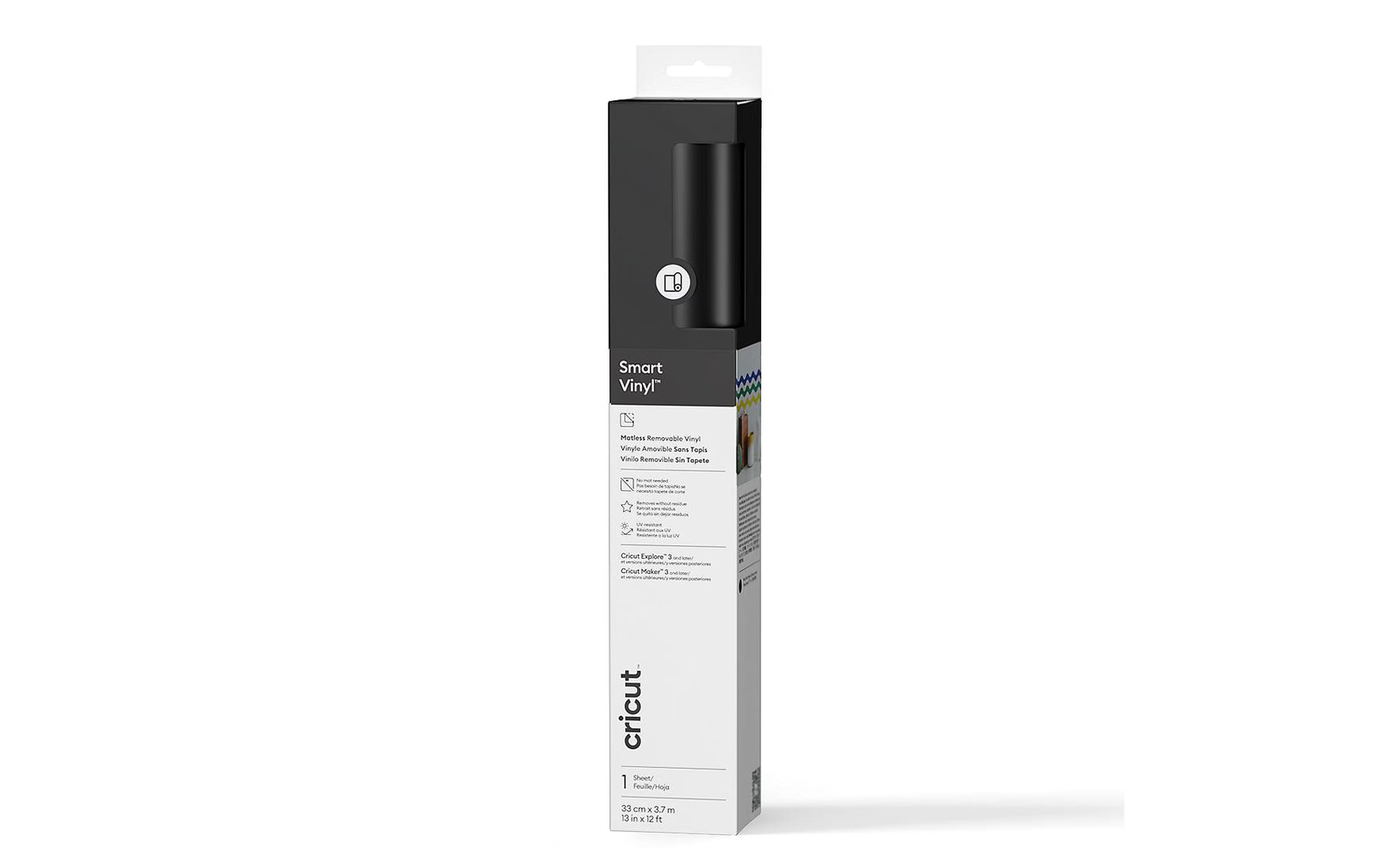 Cricut Vinylfolie Smart Ablösbar Schwarz