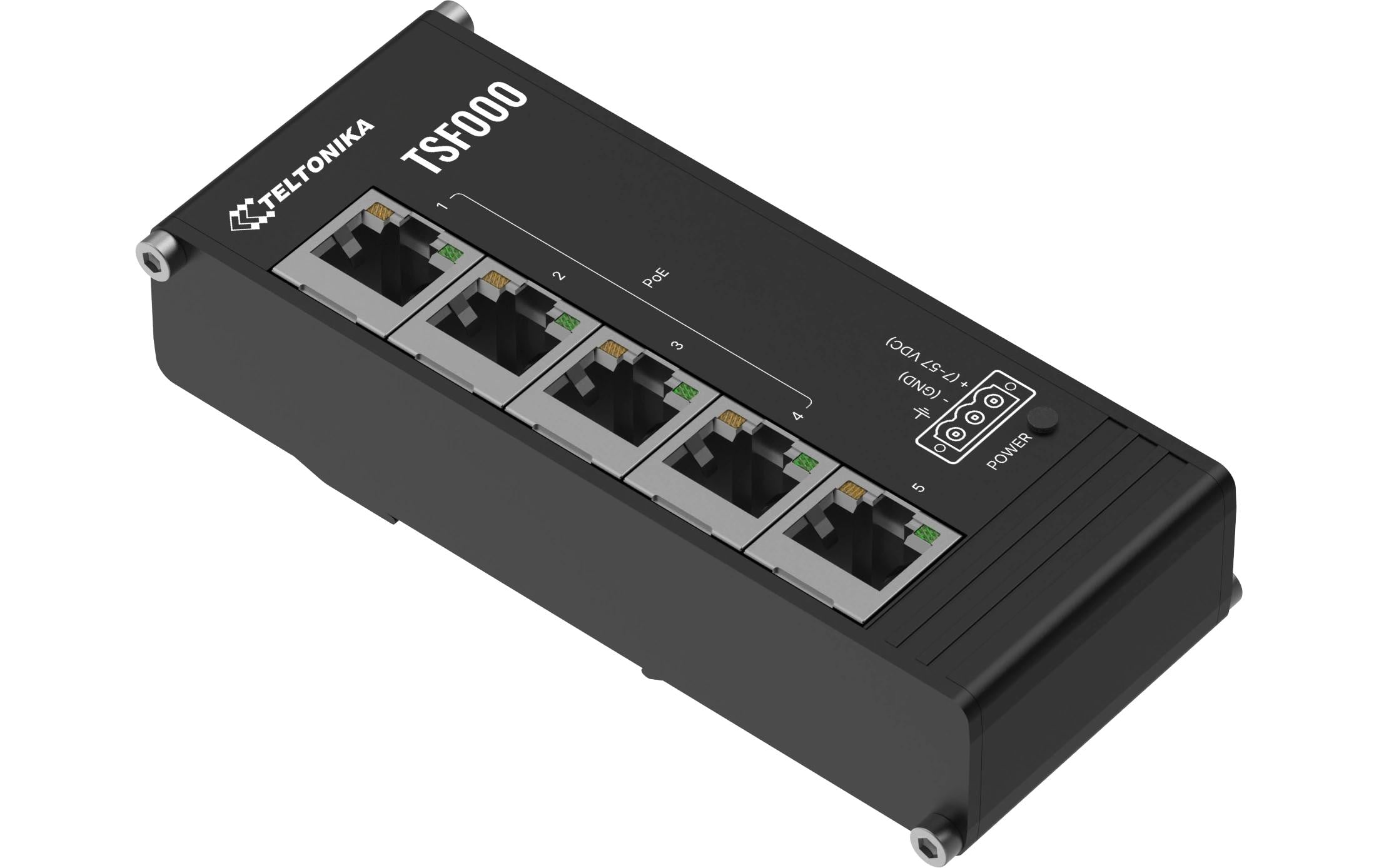 Teltonika TSF000 5Port PoE+ Industrieswitch