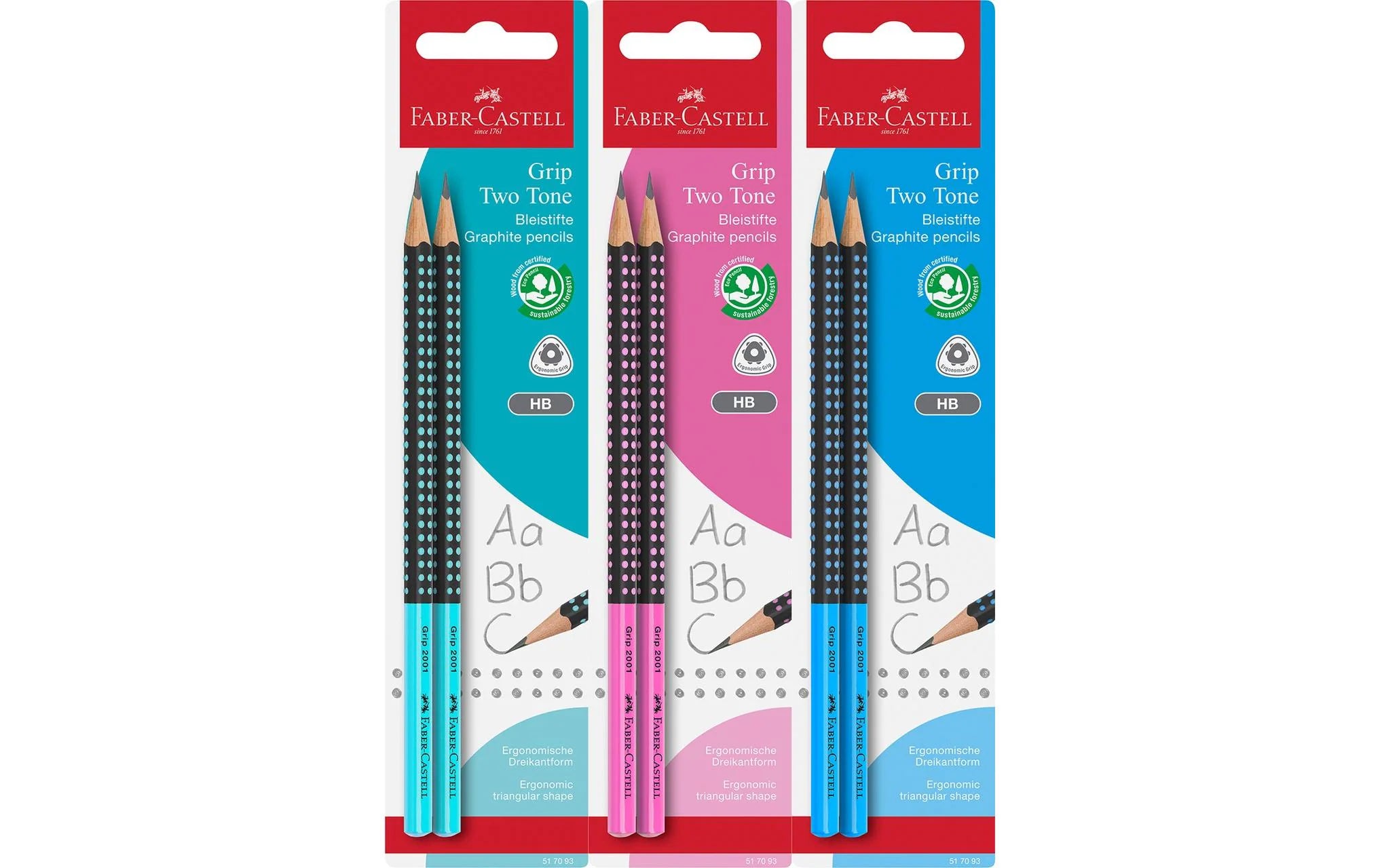 Faber-Castell Bleistift Grip 2001 Two Tone