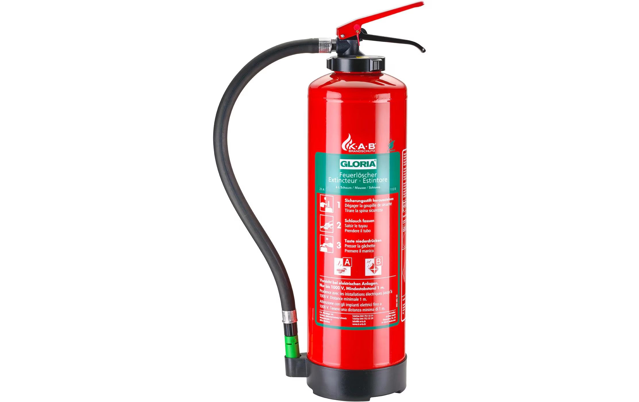 K.A.B GLORIA Feuerlöscher Schaum, S 6