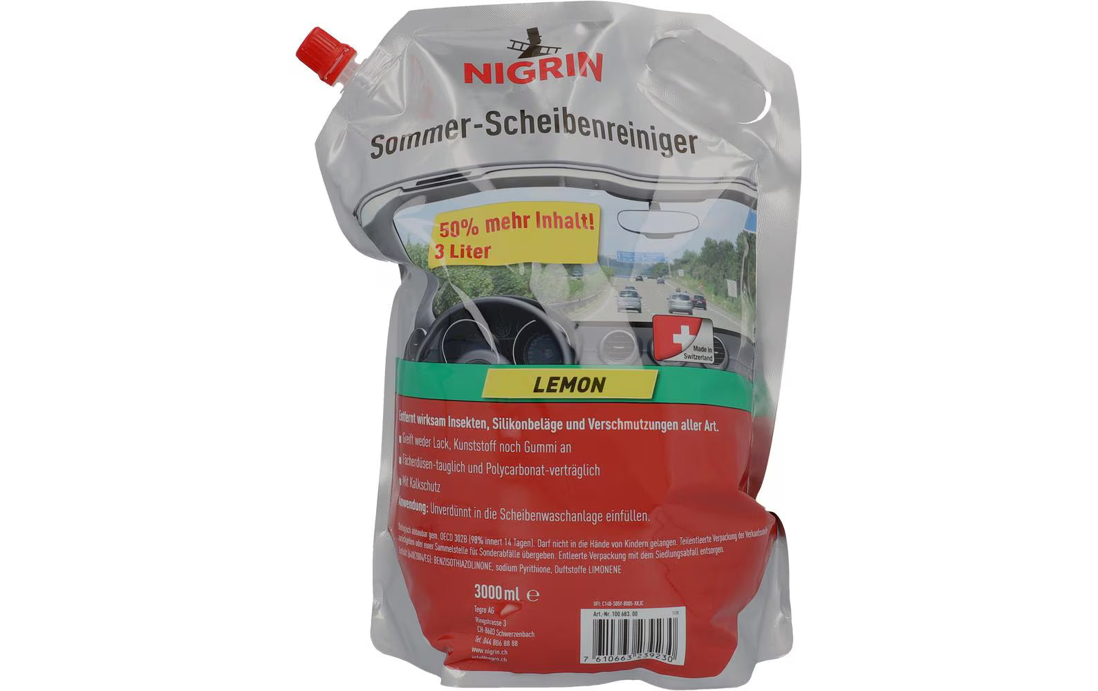 Nigrin Sommer-Scheibenreiniger Lemon