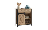 relaxdays Sideboard mit Schiebetür