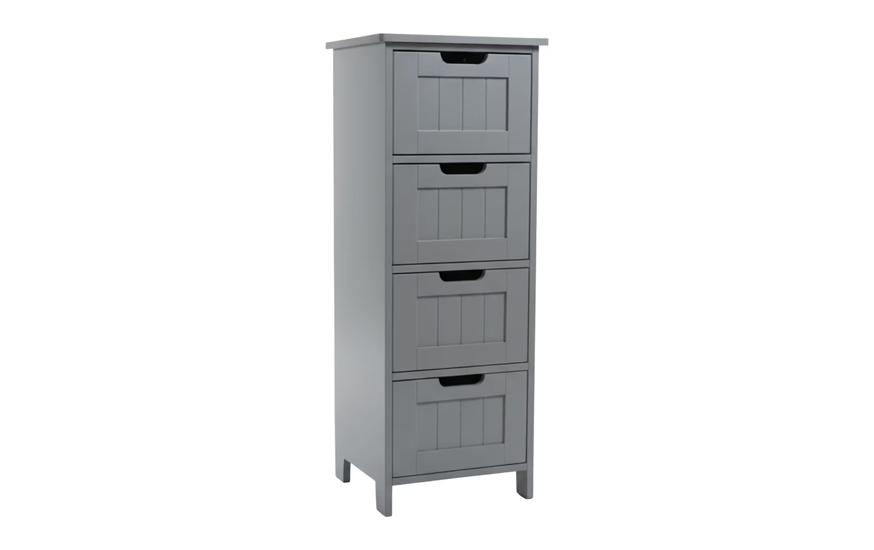 relaxdays Badezimmerschrank mit 4 Schubl.