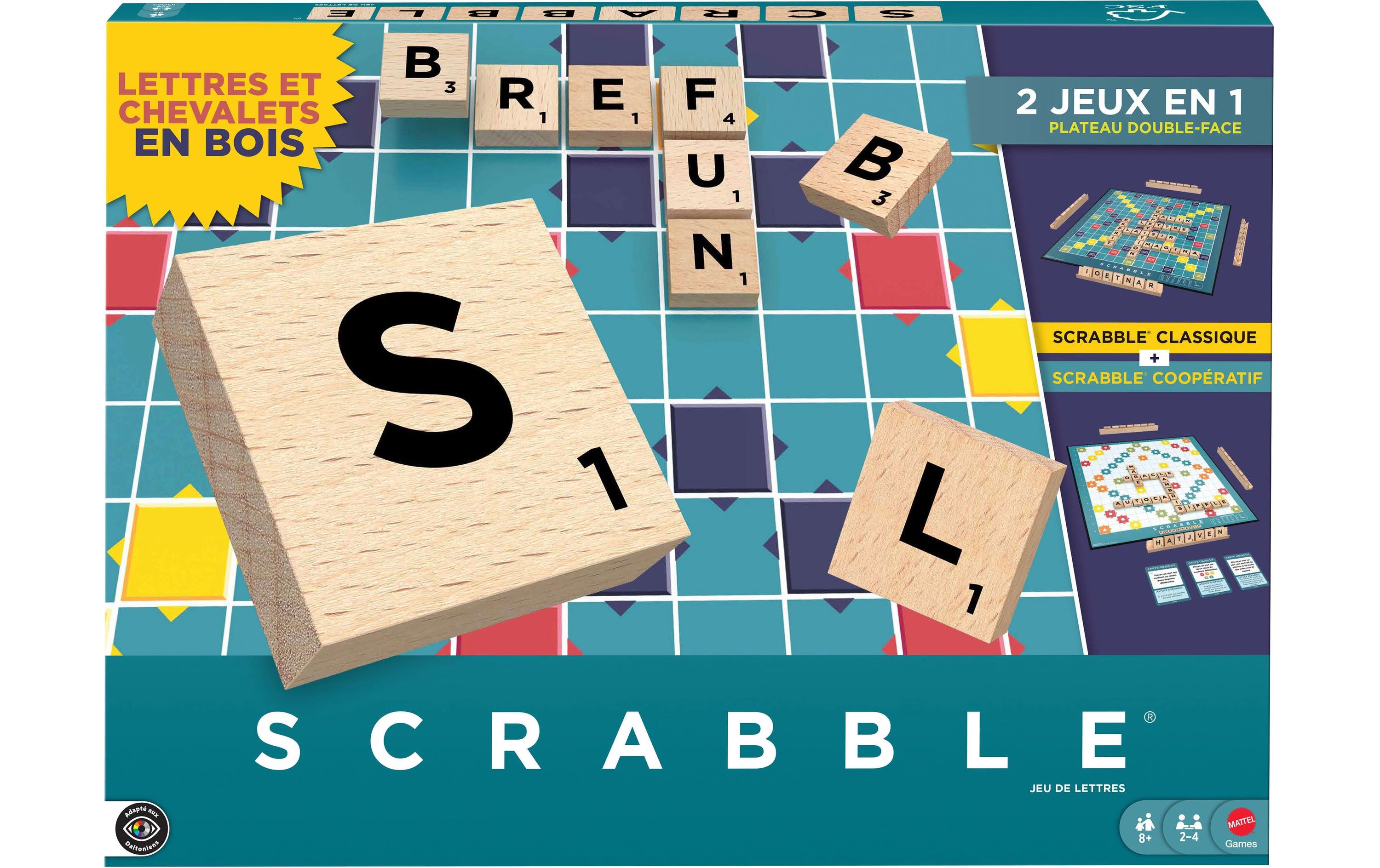 Scrabble Original Holz 2 in 1
