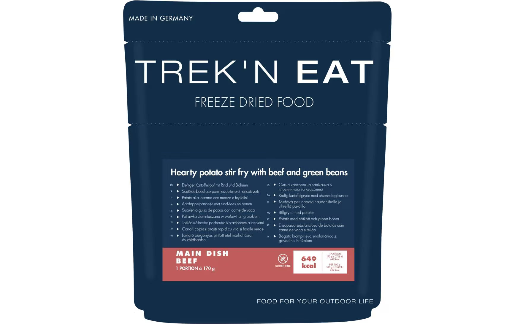 TREK'N EAT deft. Kart.Eint. (Rind/Bohnen)