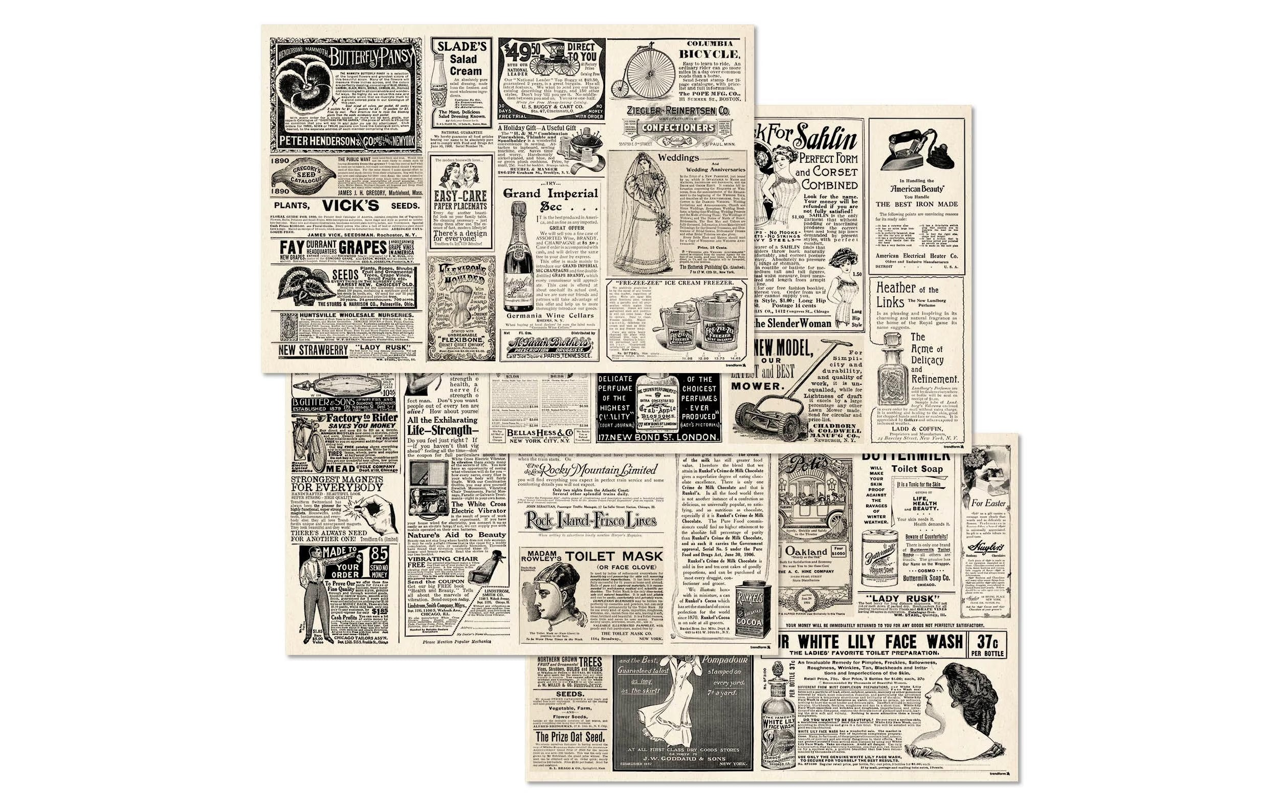 Trendform Papiertischset NEWSPAPER