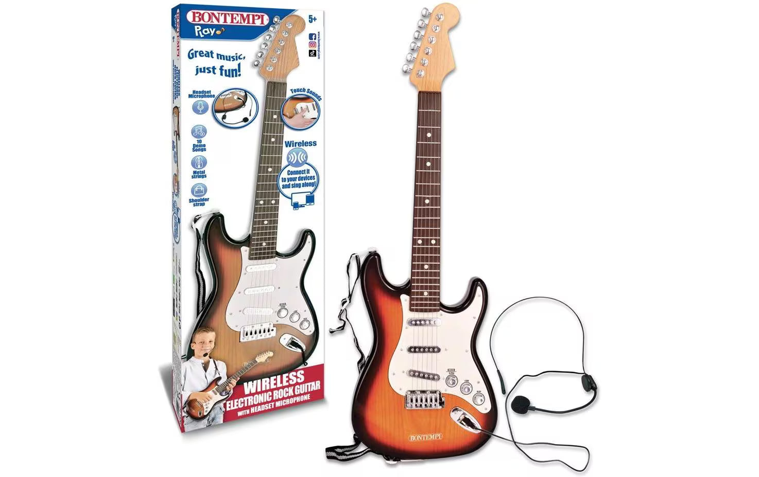 Bontempi Elektronische Rock Gitarre