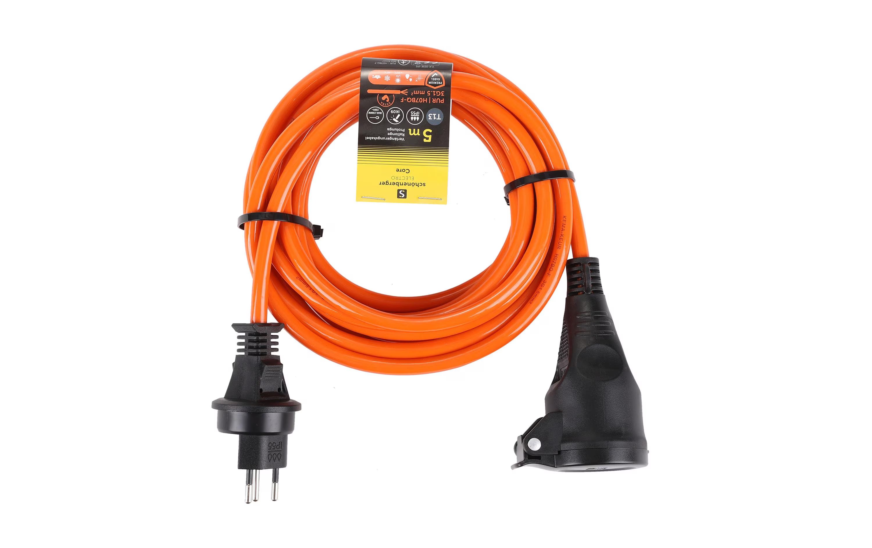 Verlängerungskabel T13 IP55 5m EPR-PUR