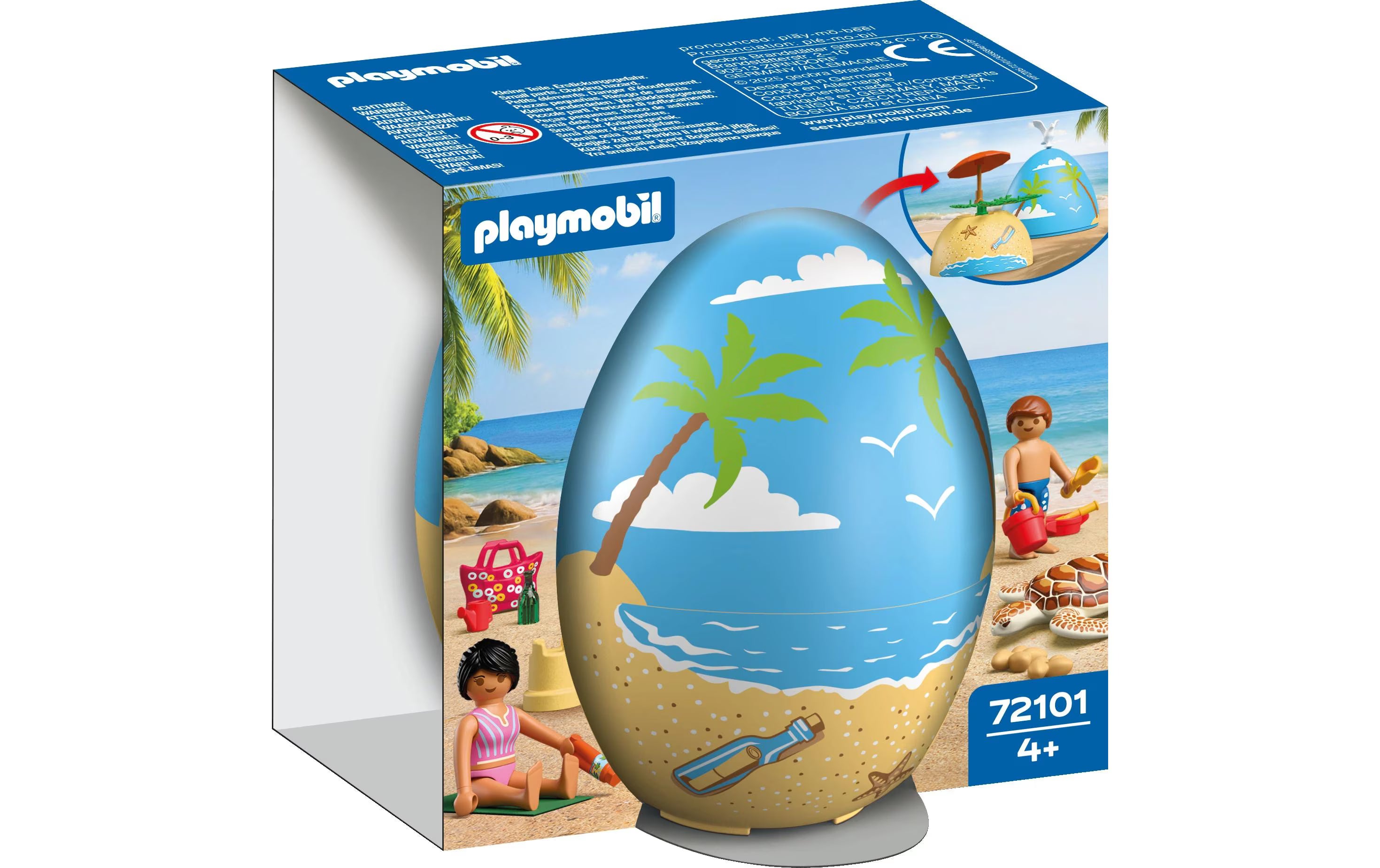 Spiel-Ei: Strandurlaub