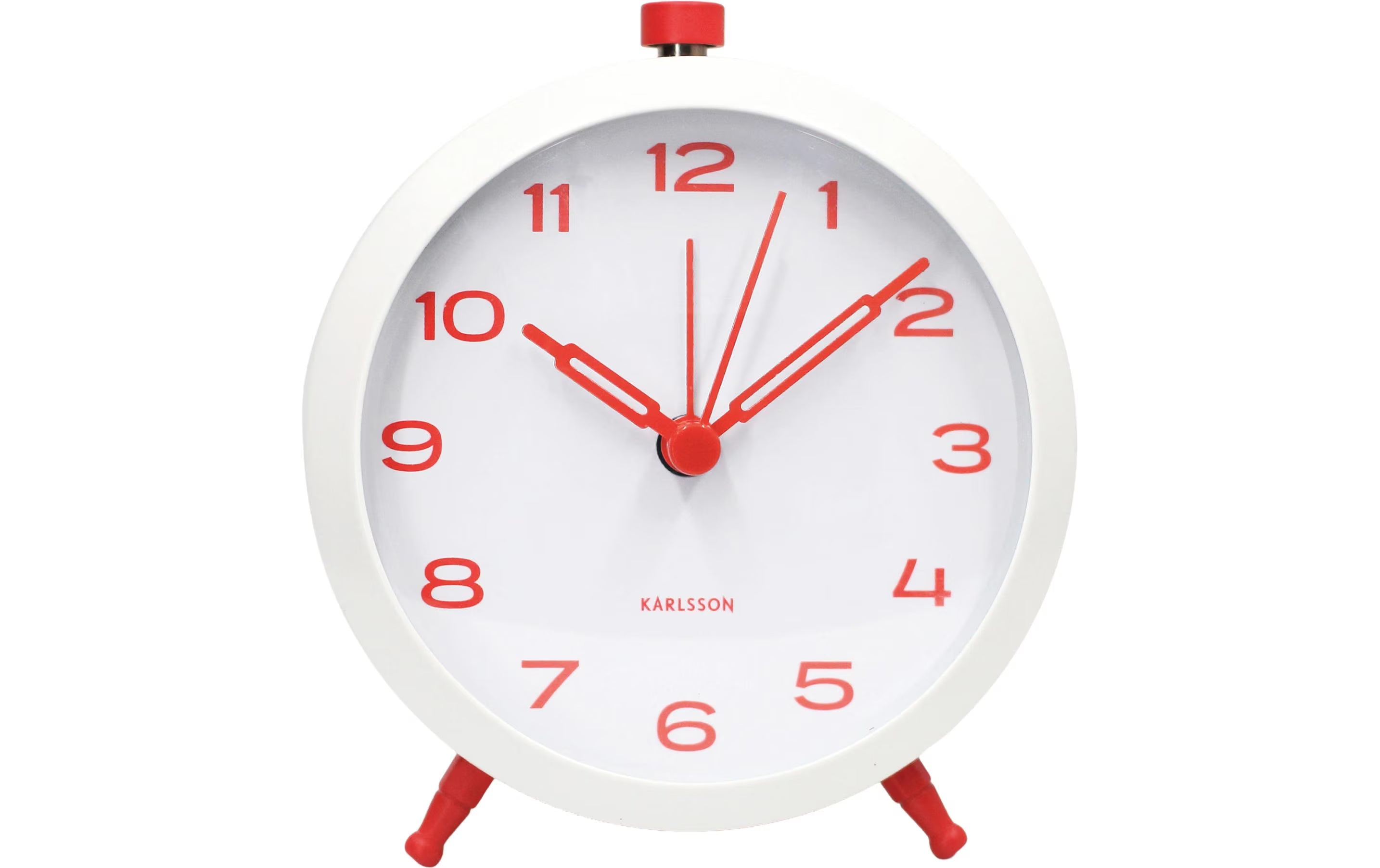 KARLSSON Wecker Button Retro