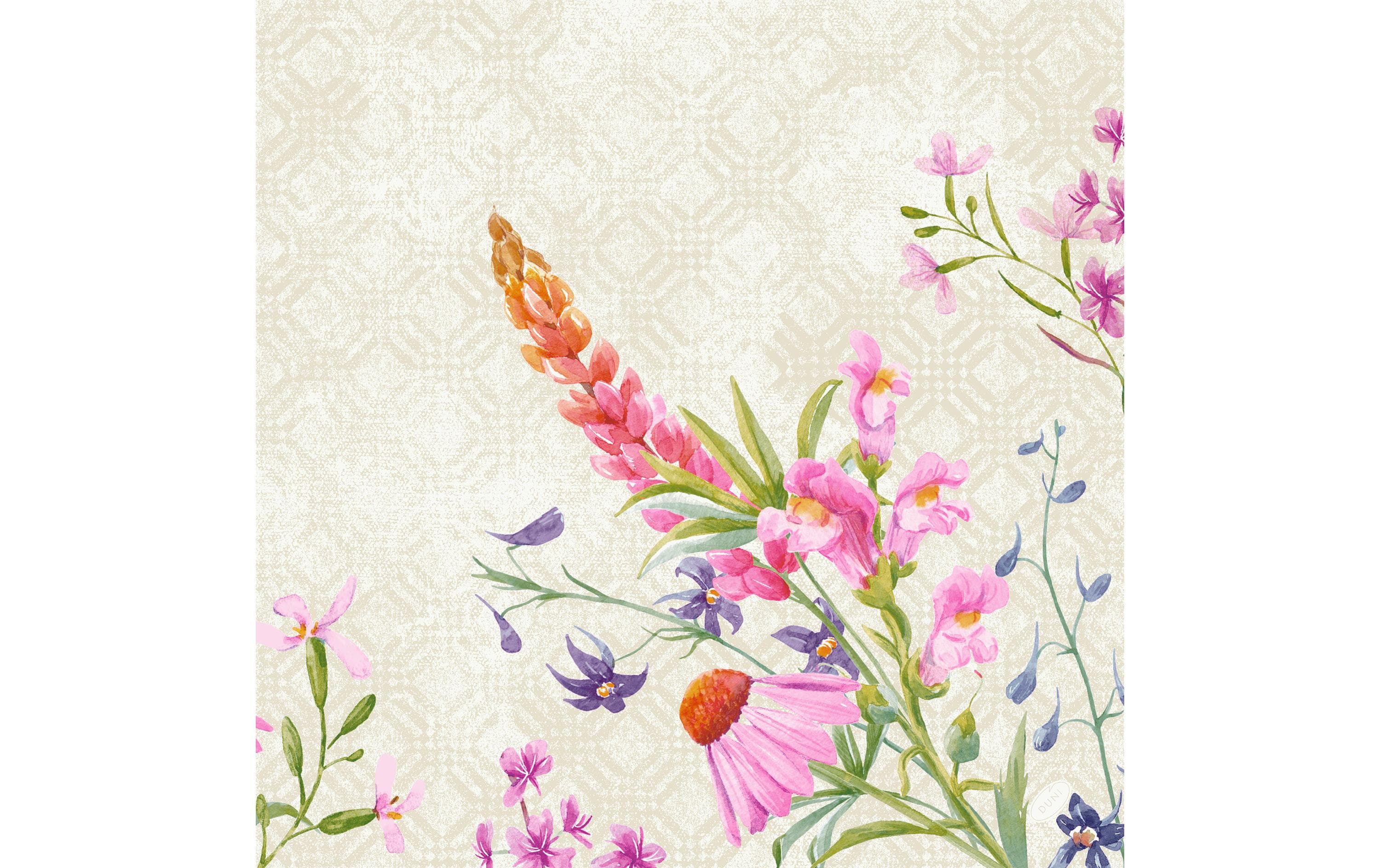 Duni Servietten 4-lagig Floret