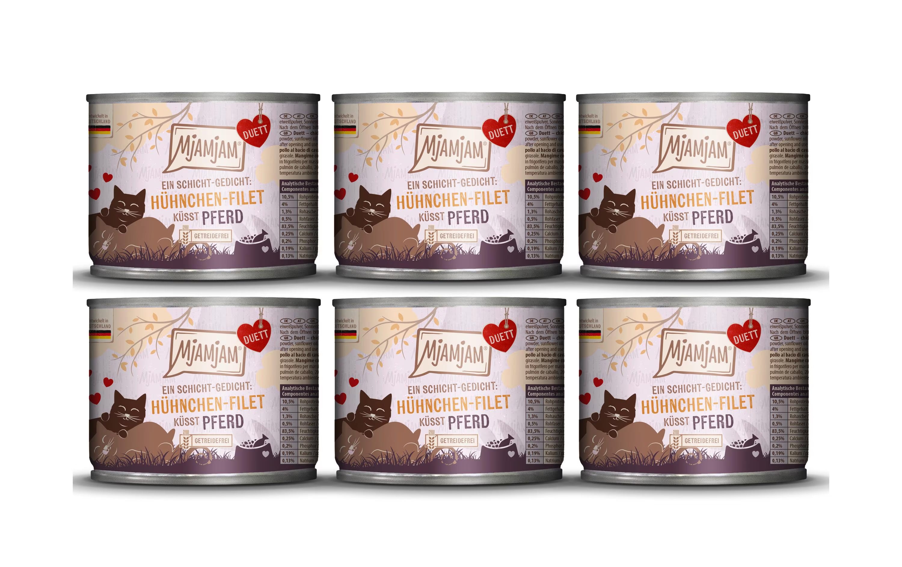 Mjamjam Cat Duett Hühnchen-Filet Pferd KIT
