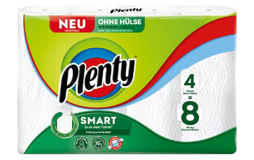 Plenty Smart Haushaltspapier weiss