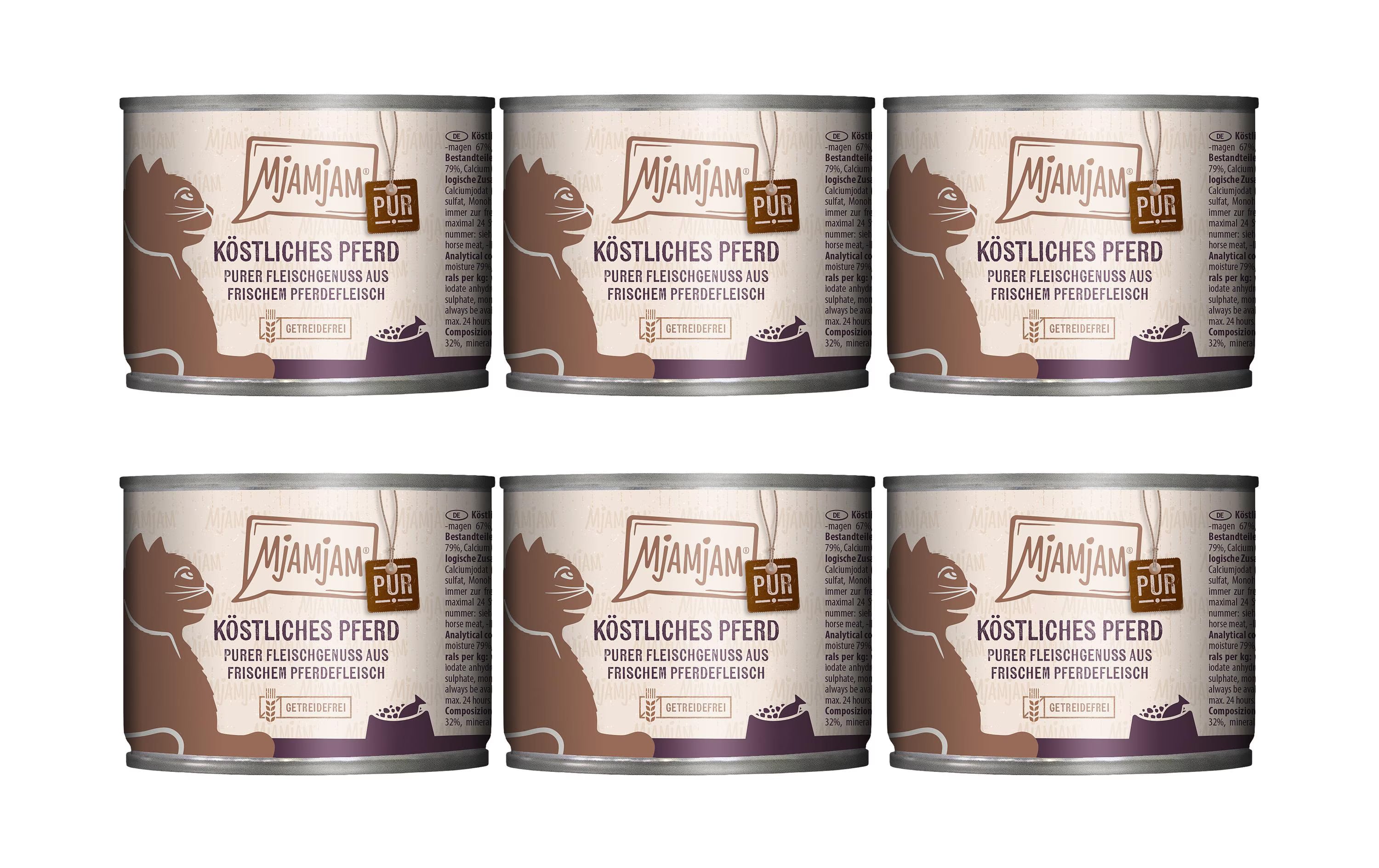 Mjamjam Cat Dose pur.Fleischgen. KIT