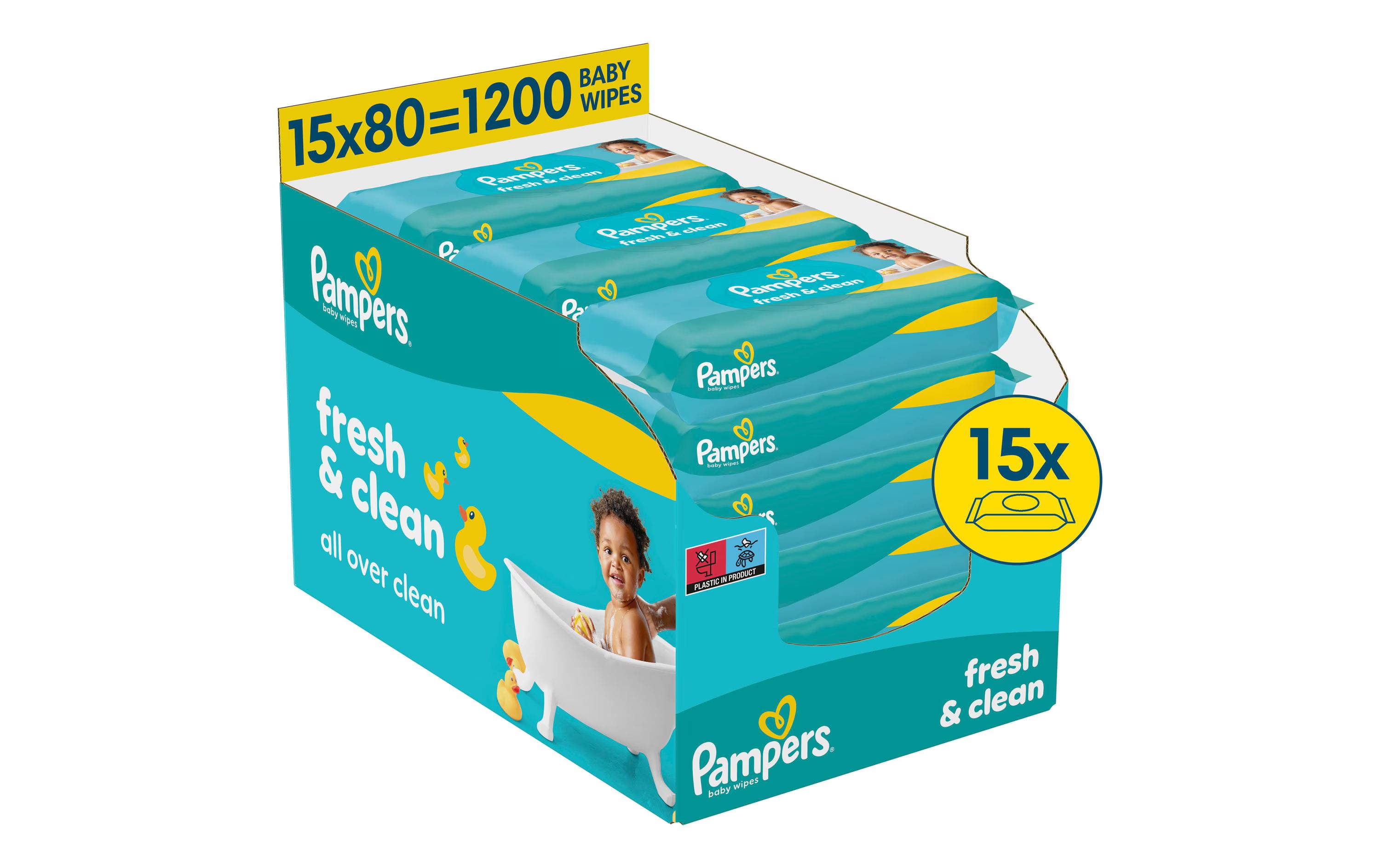 Pampers Feuchte Tücher Fresh Clean