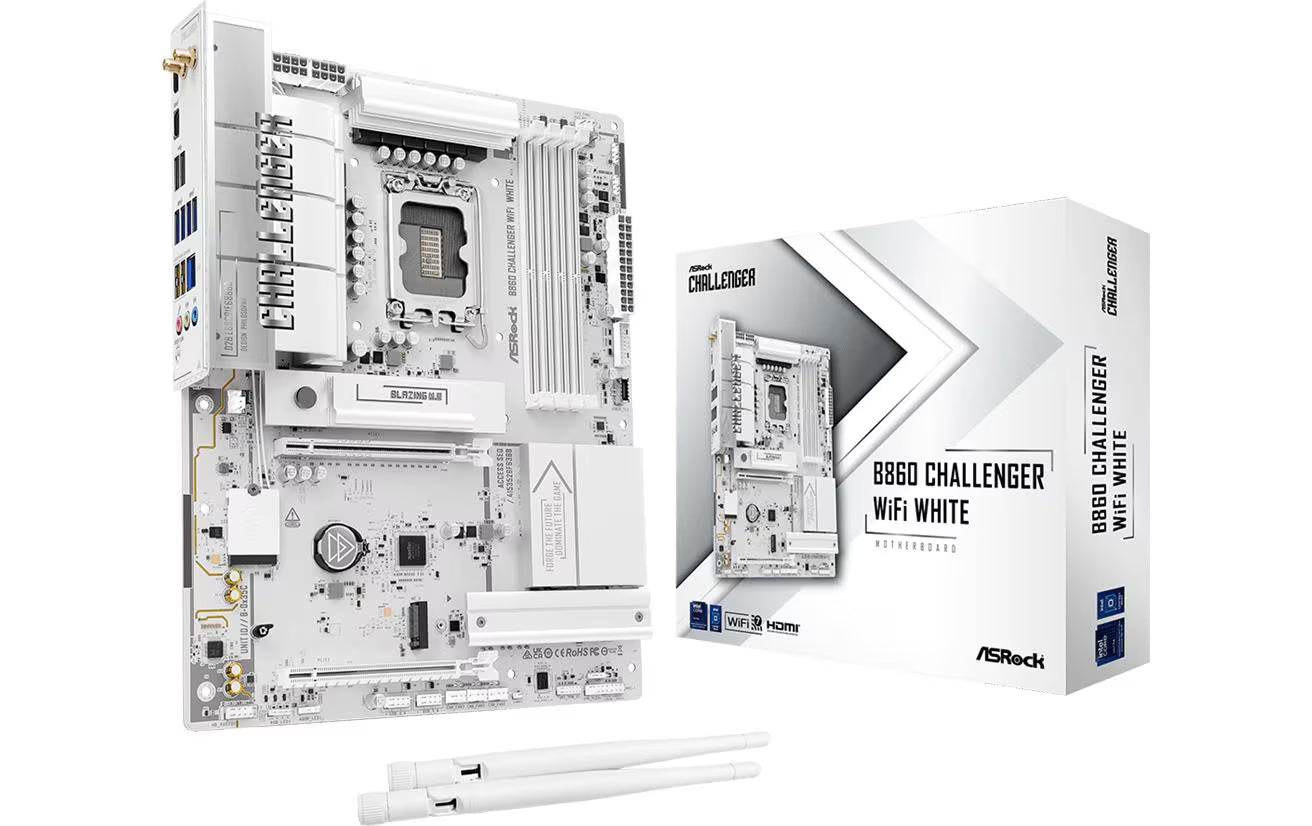 ASRock B860 CHALLENGER WF WH, ATX, LGA1851