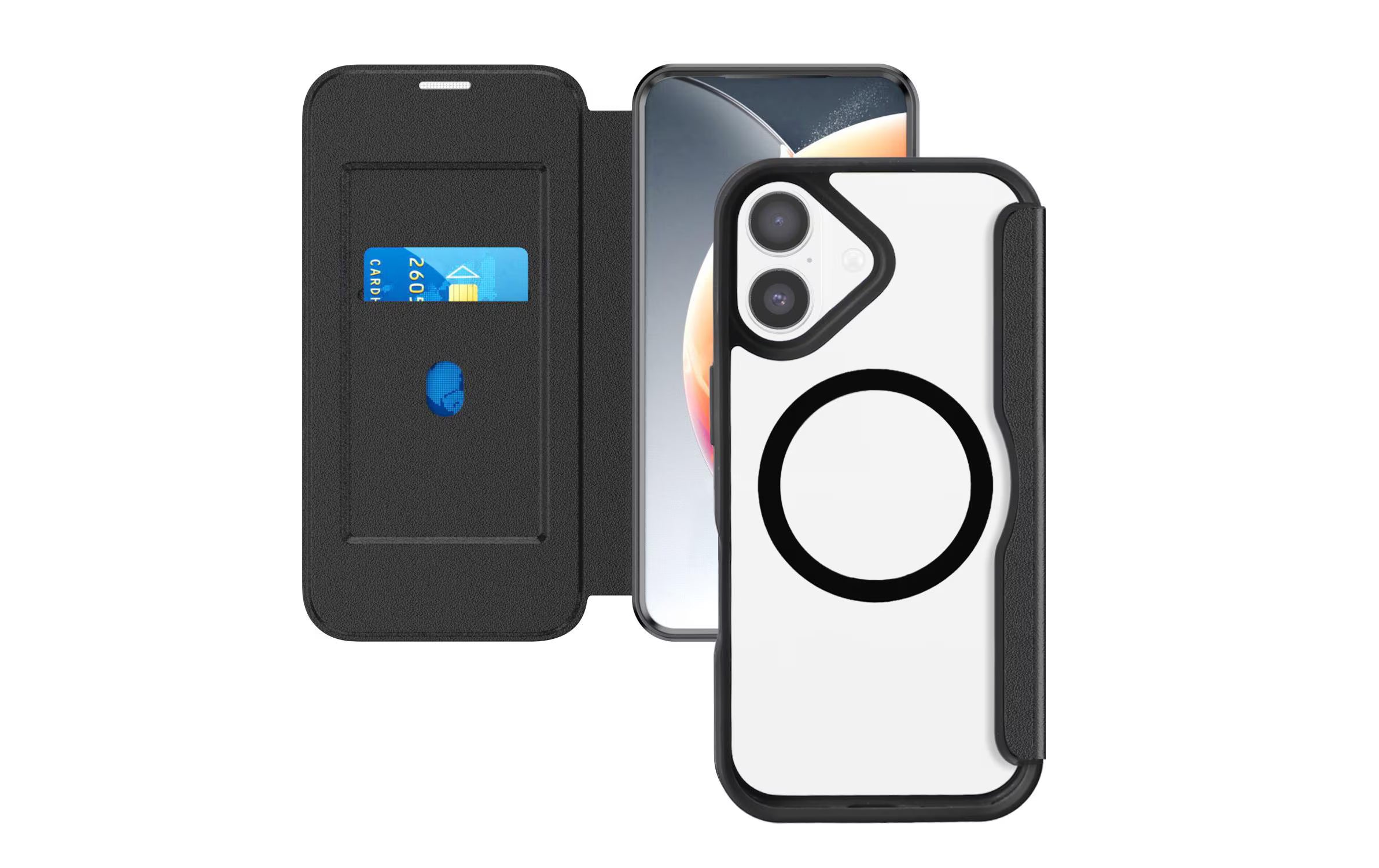 4SMARTS Urban Pro Flipcase, Schwarz