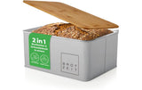 Lumaland Brotkasten Cuisine Hellgrau