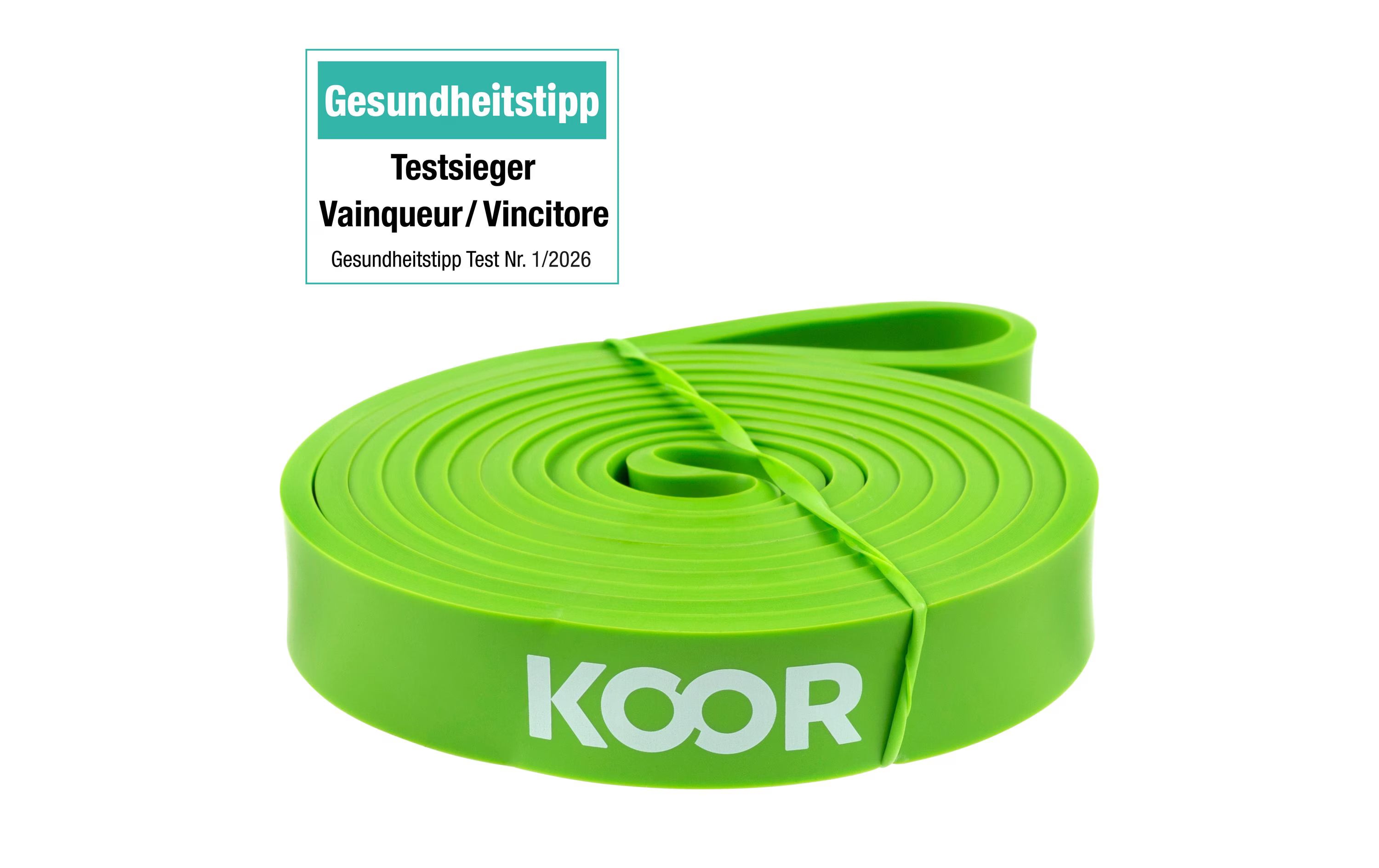 KOOR, Fitnessband mittel, grün