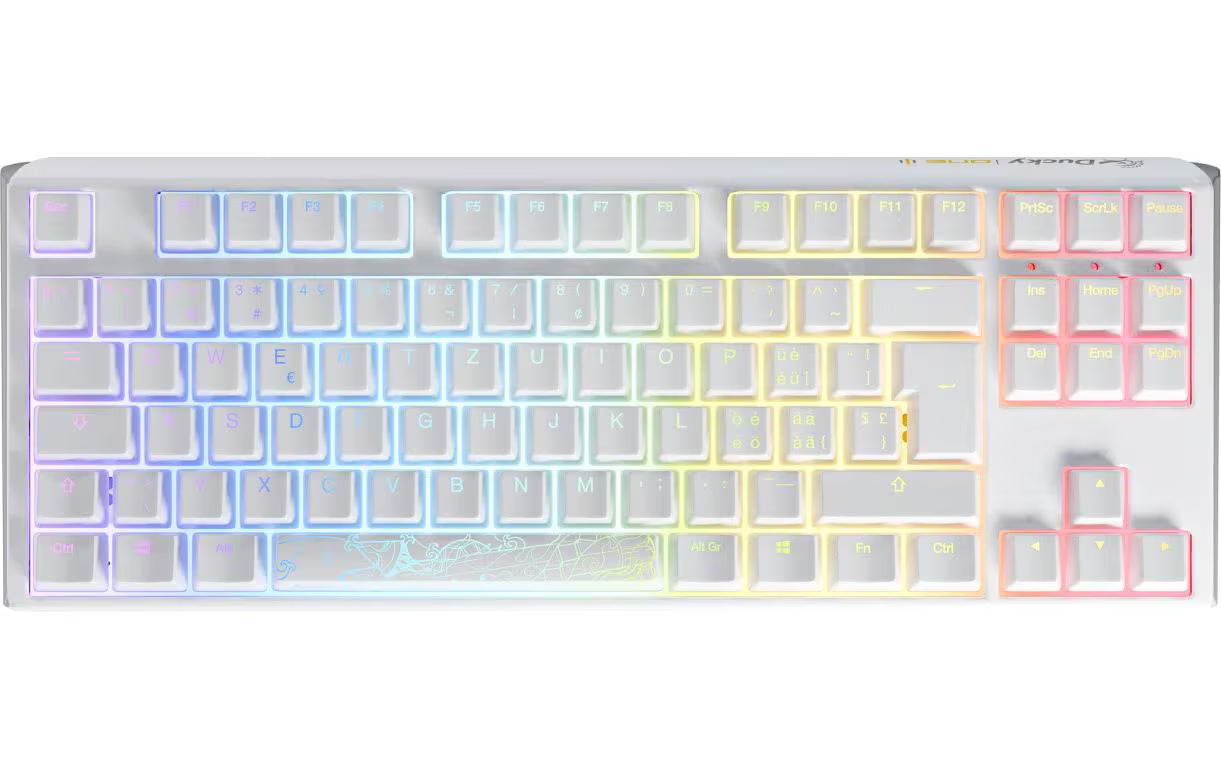 Ducky ONE 3 TKL Classic MX Cherry Red WHI