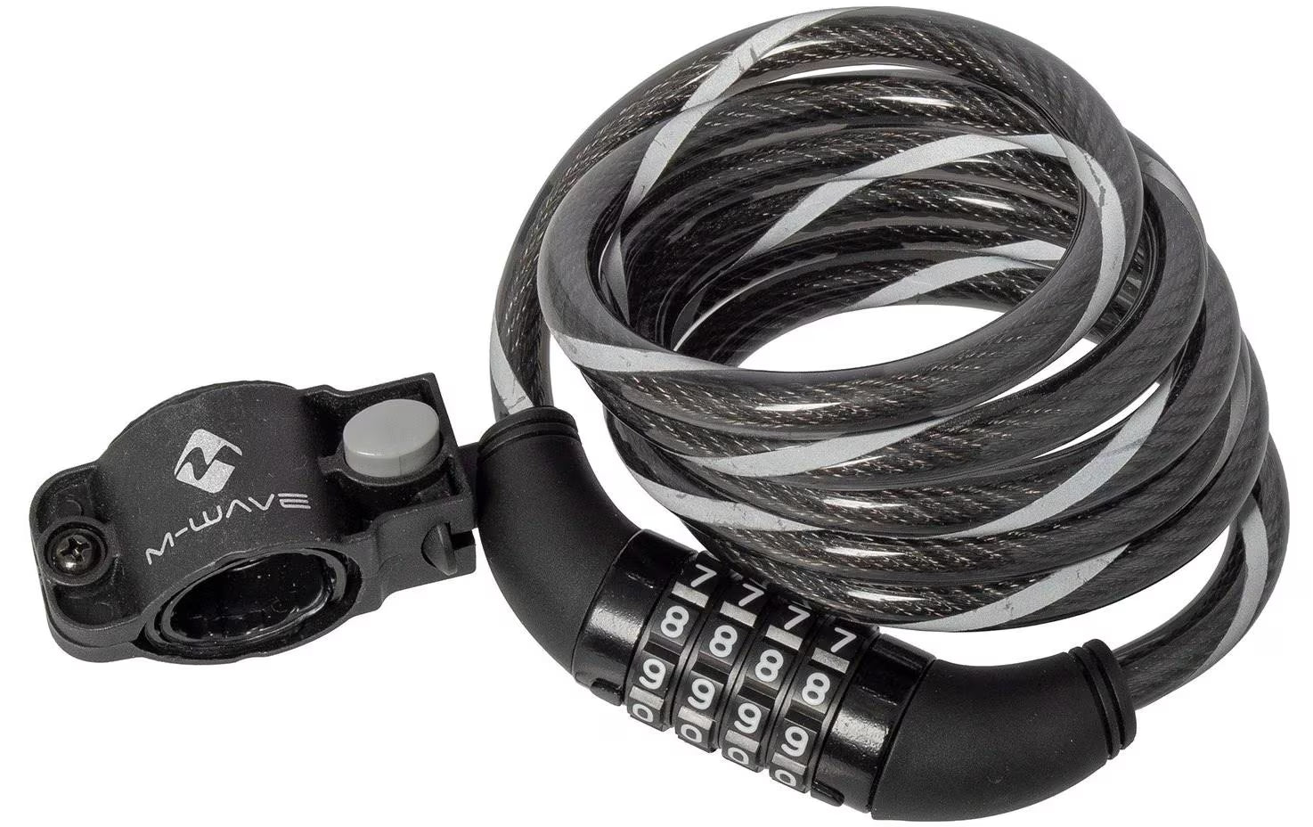 M-WAVE S 10.18 Illu Spiralkabelschloss