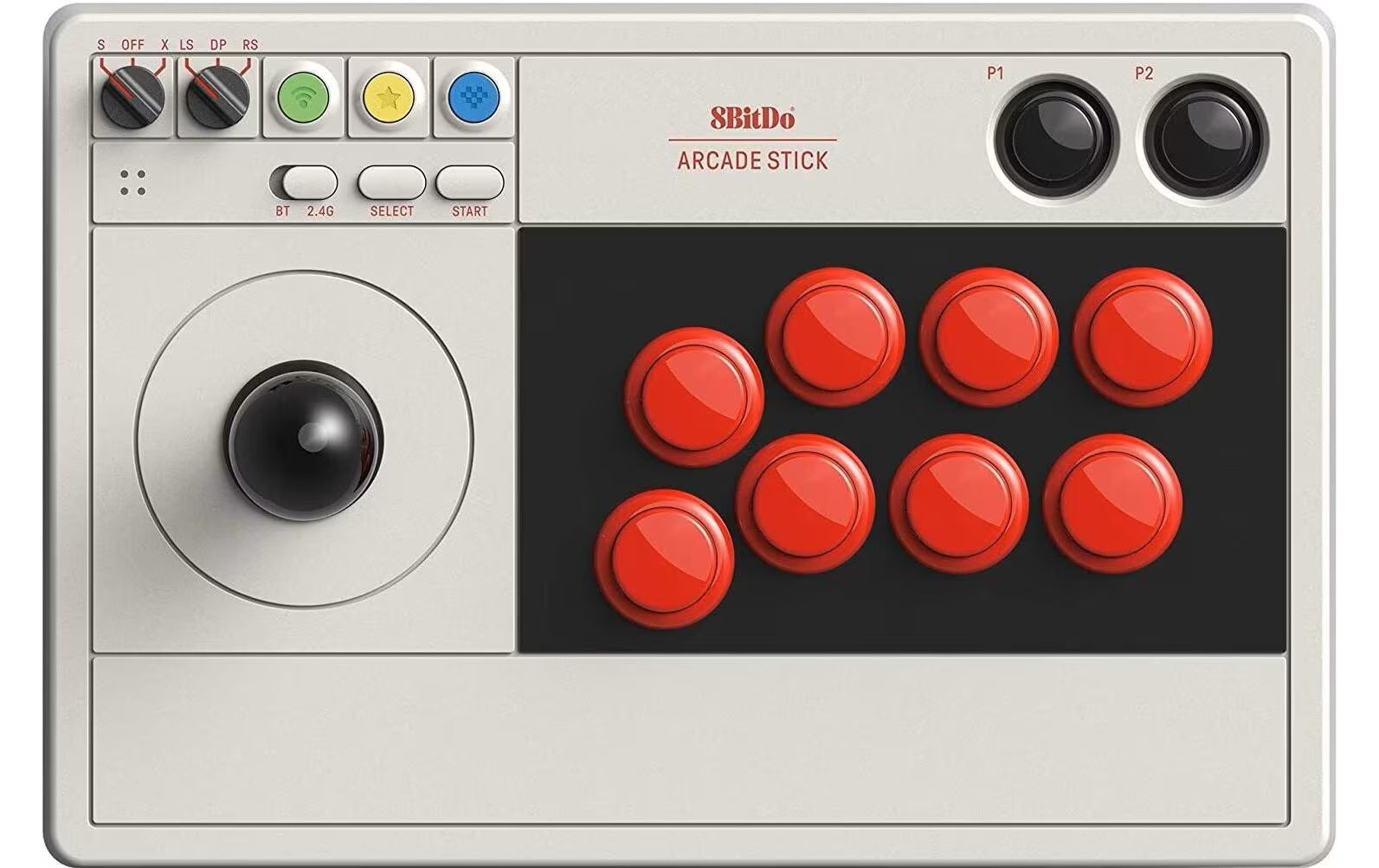 8BitDo Arcade Stick gray
