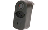 Abzweigstecker ADAPT 1x Typ 13 USB-C/C