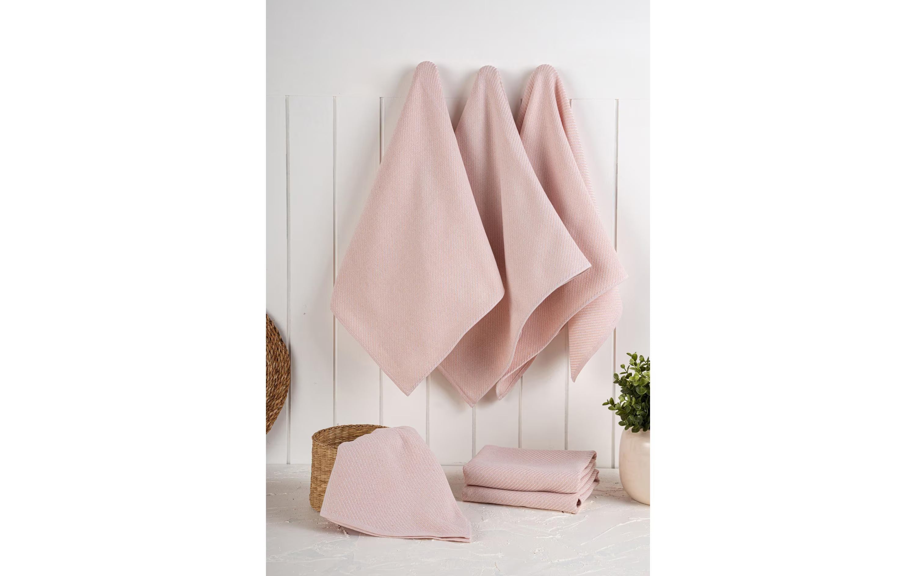 Hermia Küchentuch Eloise Hellpink 6er Set
